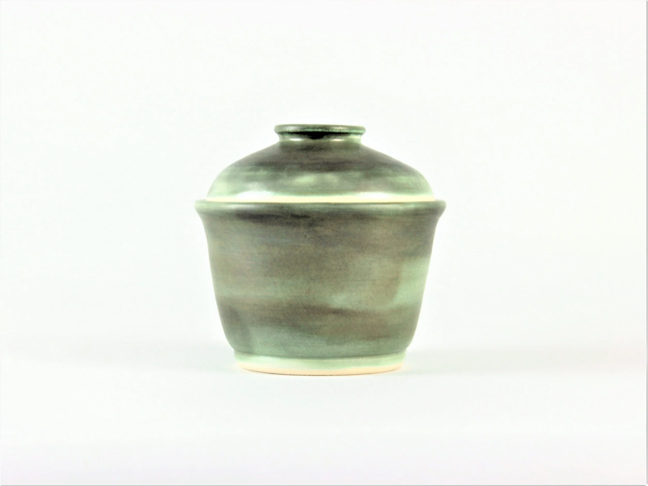 Blue Salt Cellar — Sandy Gill Ceramics