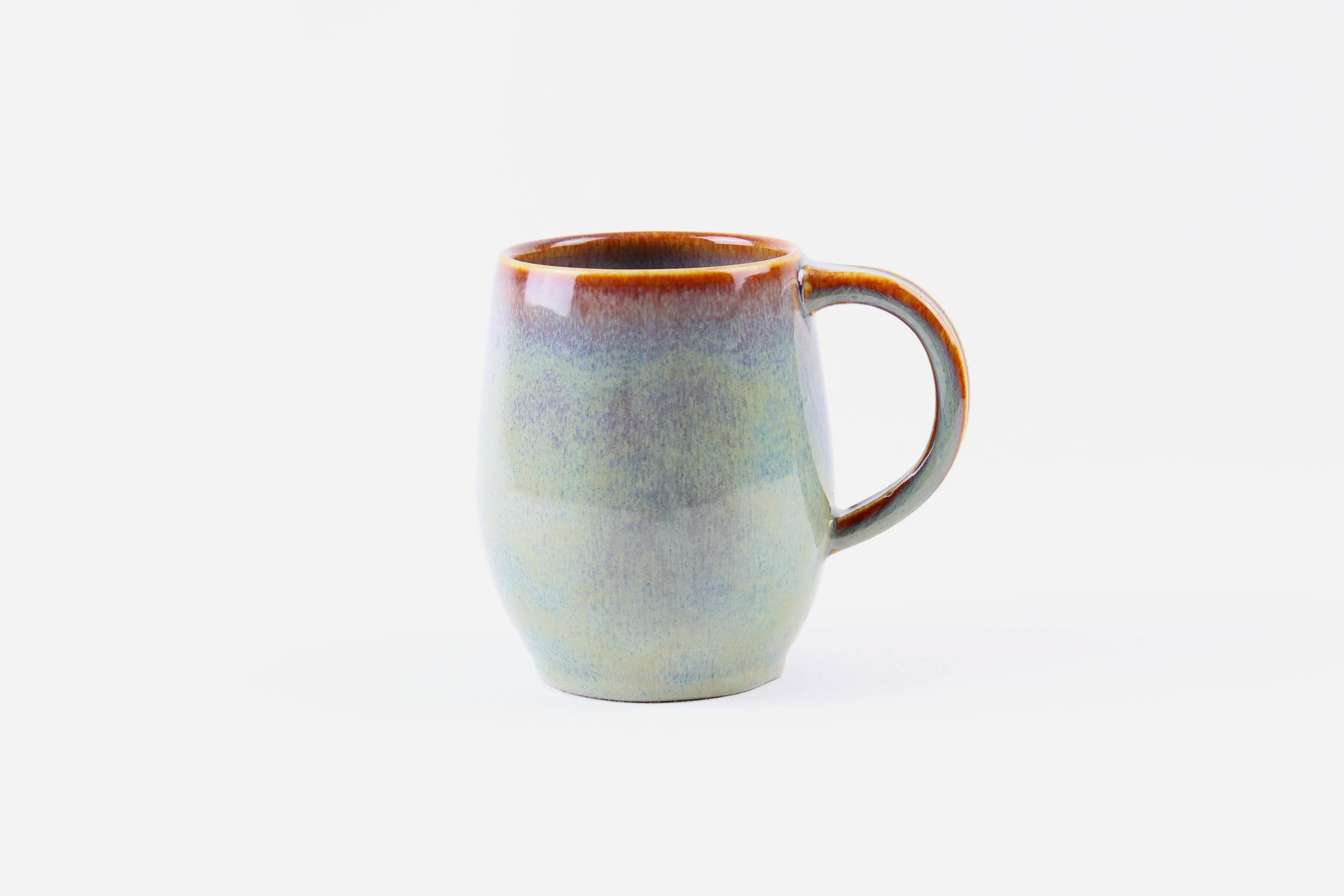 Turquoise and Iron Mug