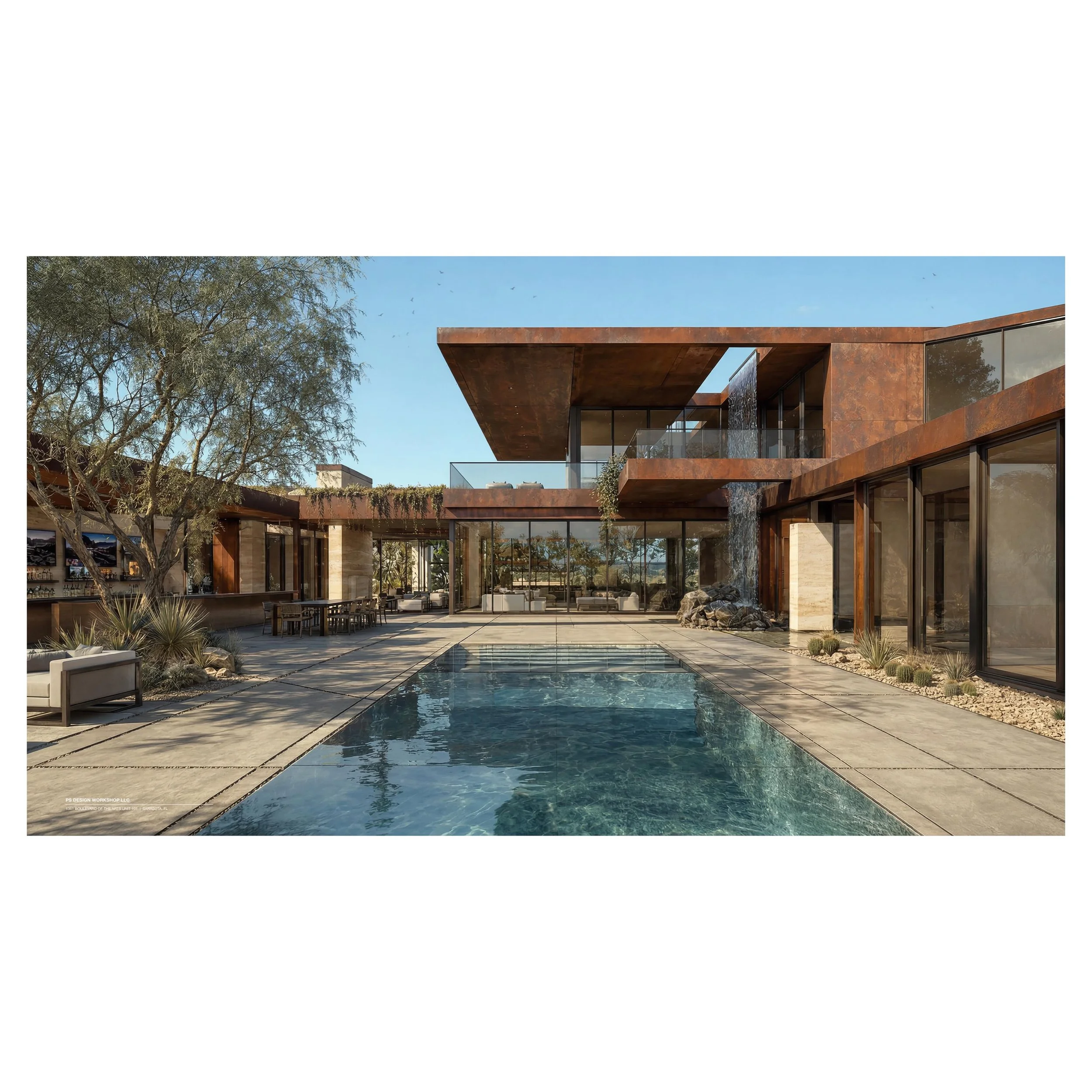 Introducing our NEW LAS VEGAS RESIDENCE 🏜️

Set within the desert landscape outside Las Vegas, the residence is designed around a seamless indoor-outdoor relationship, with the main living spaces positioned between an expansive pool terrace and a pr