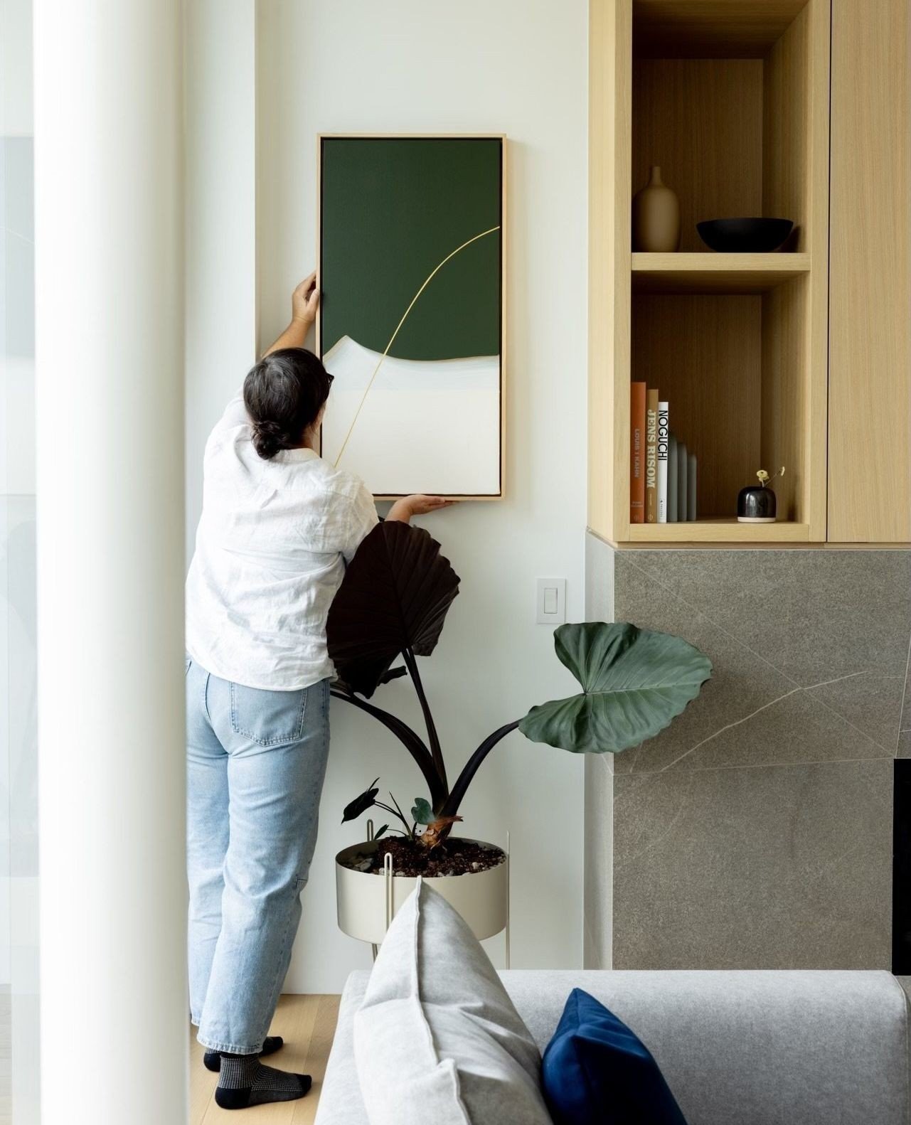 Vancouver based artist Amy Stewart's work is inspired by nature, and is rich in texture and tones. She just wrapped up on a commission for a project in Seattle with PARADE. We are so excited to share the final product soon!⁠