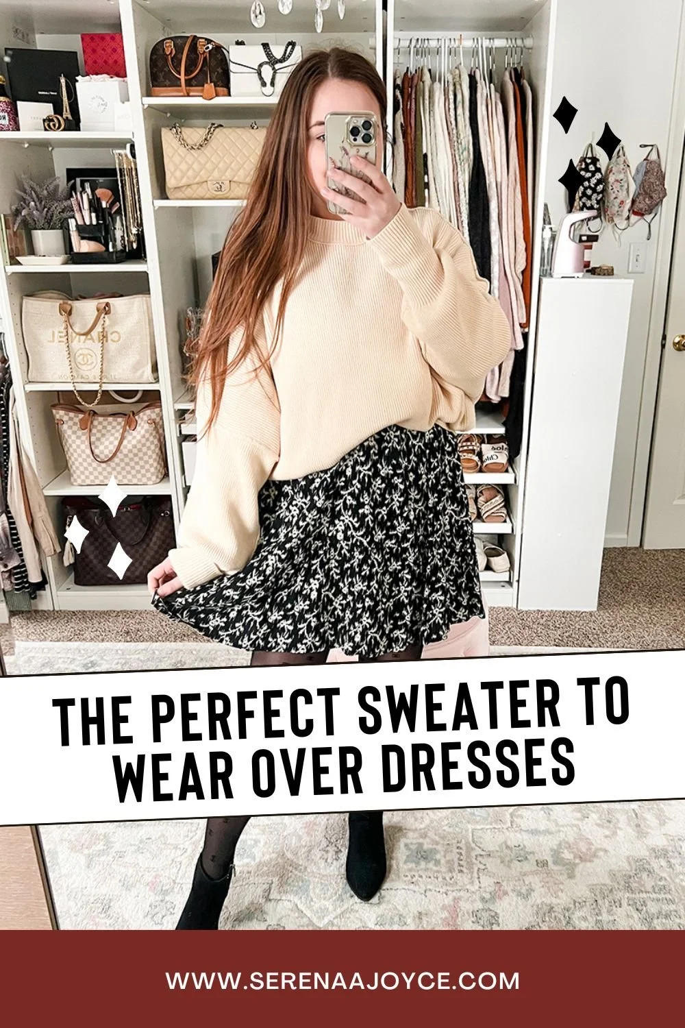 The Perfect Sweater To Wear Over A Dress