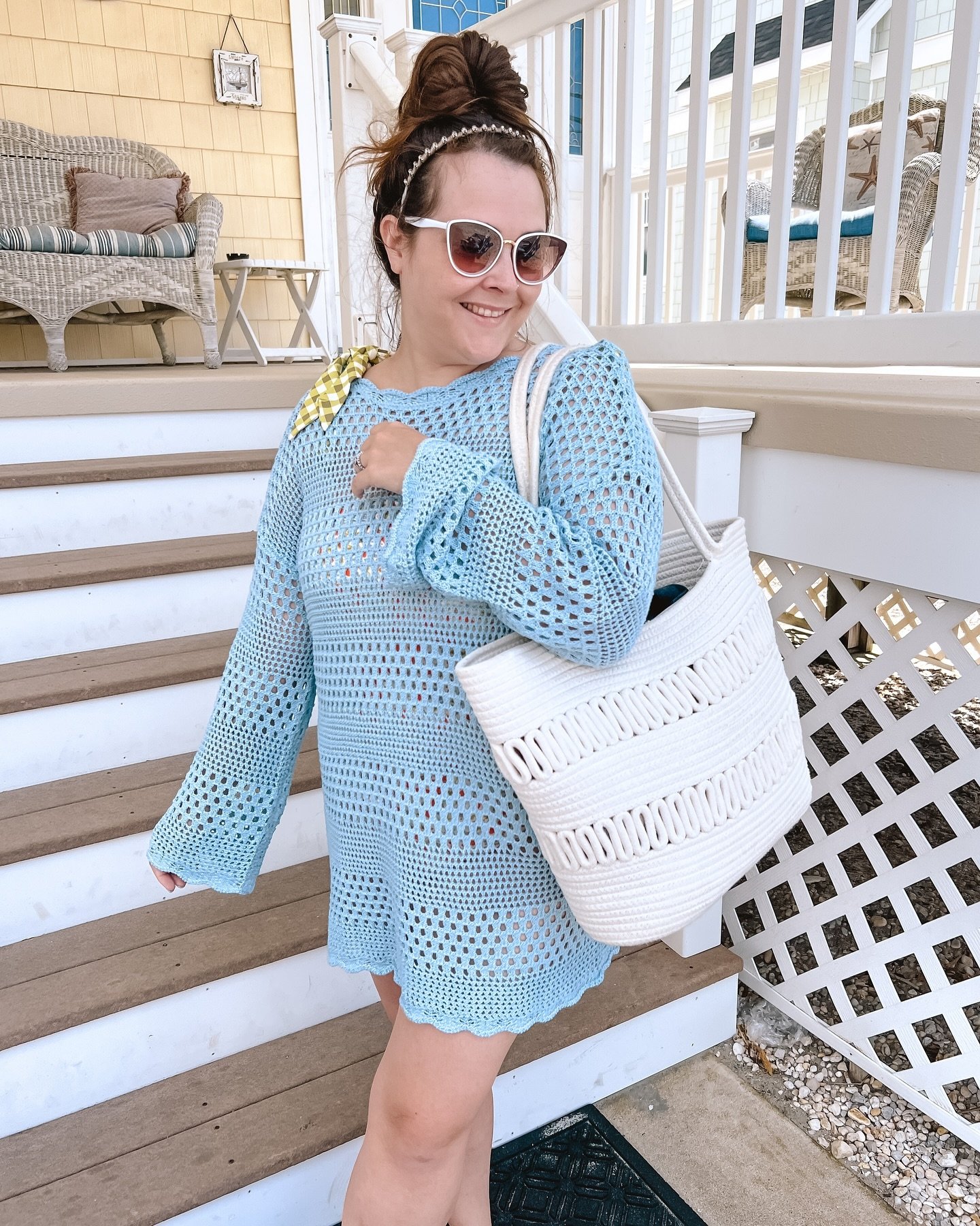 Living my beach life 🌊☀️

This under $35 Amazon coverup is now added on my Amazon storefront 🫶

Comment BEACH and I&rsquo;ll send you the Iink!