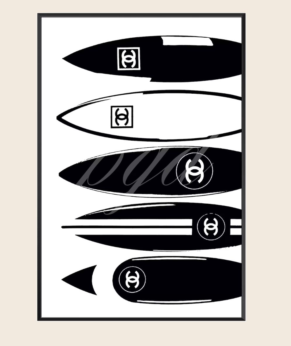 Chanel Surfboard Print [shop]