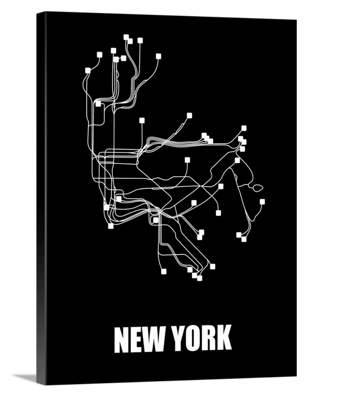 Black NYC Map [shop]