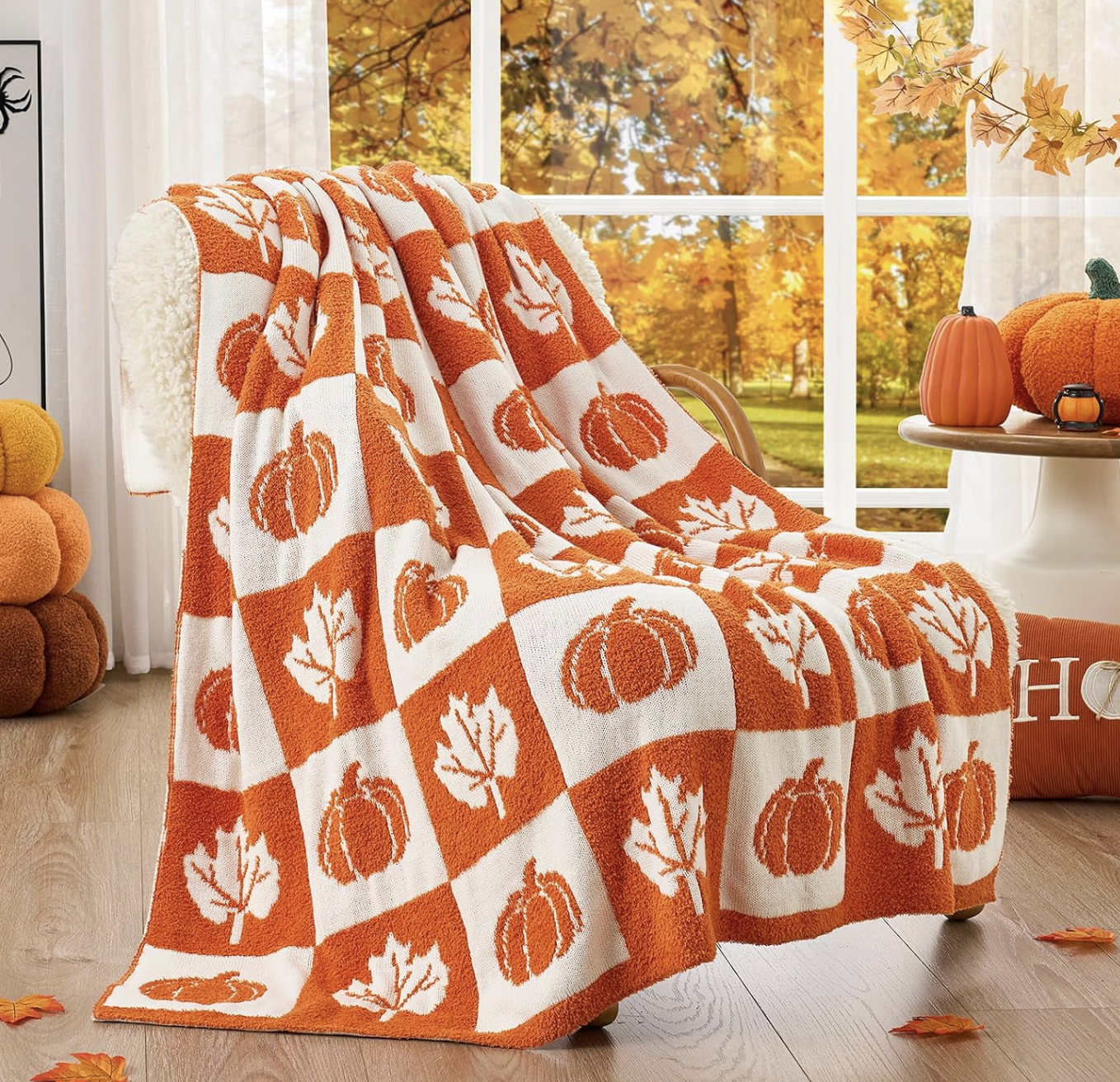 Fall Checkered Blanket [shop]