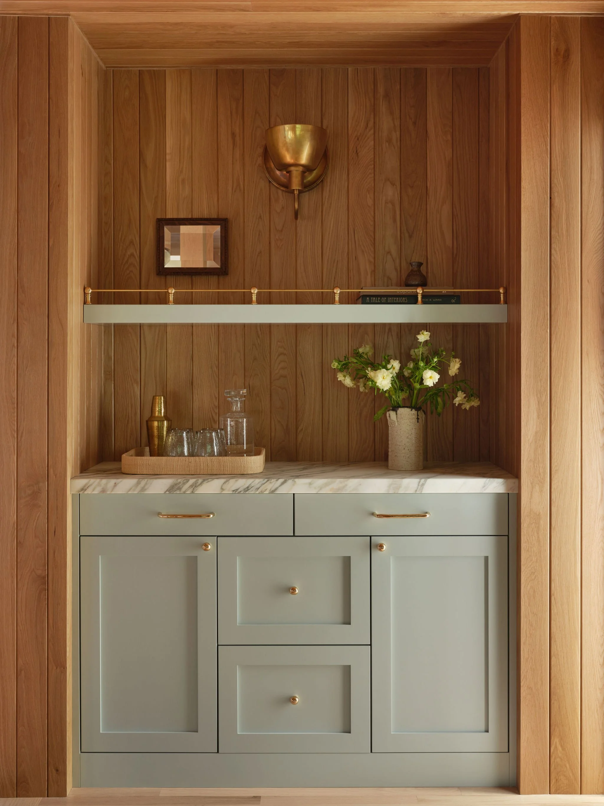 Seattle Interior Designer House Boat Bar