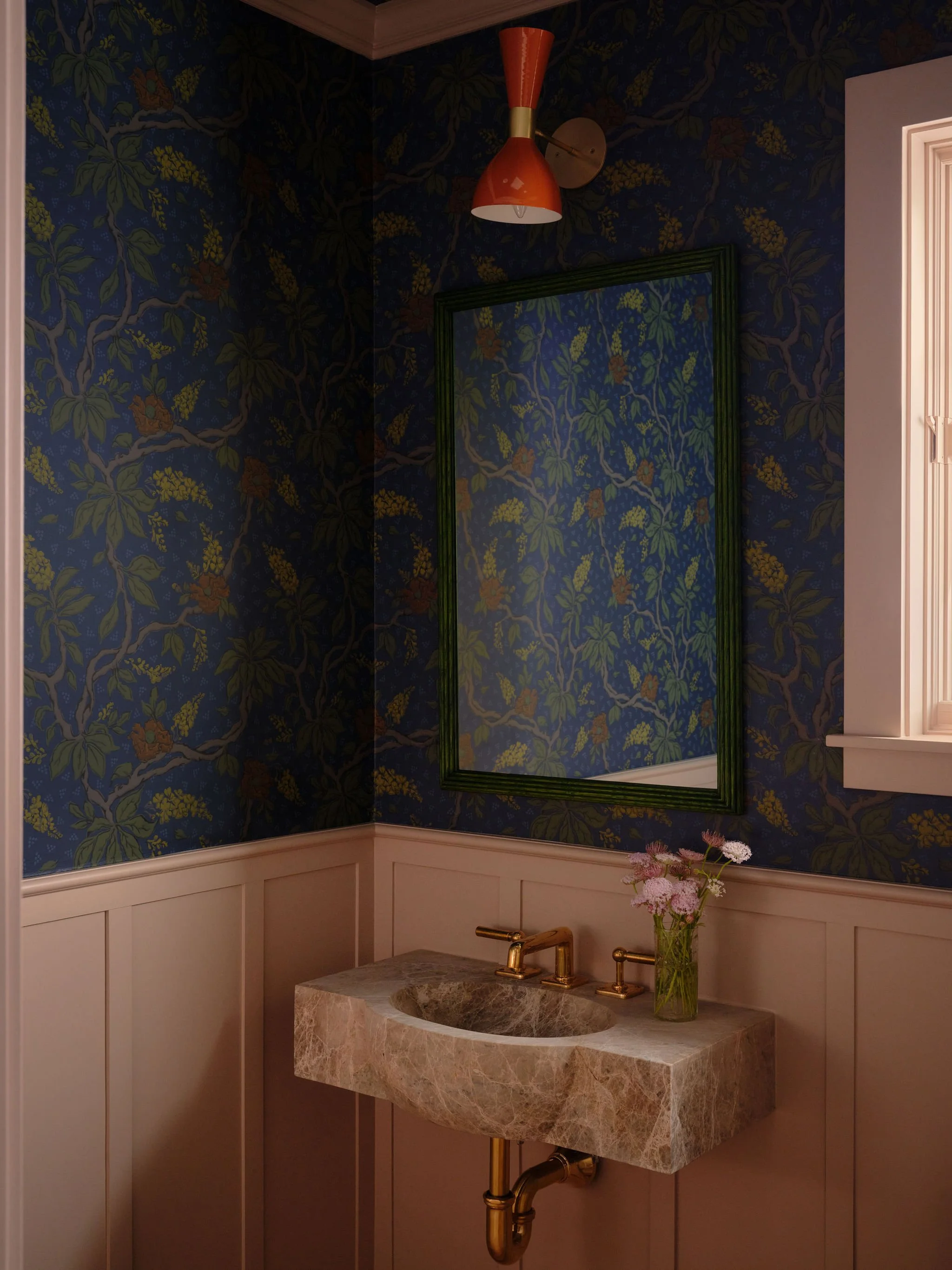 Anja Michals Interior Design Mill Valley - Powder Room