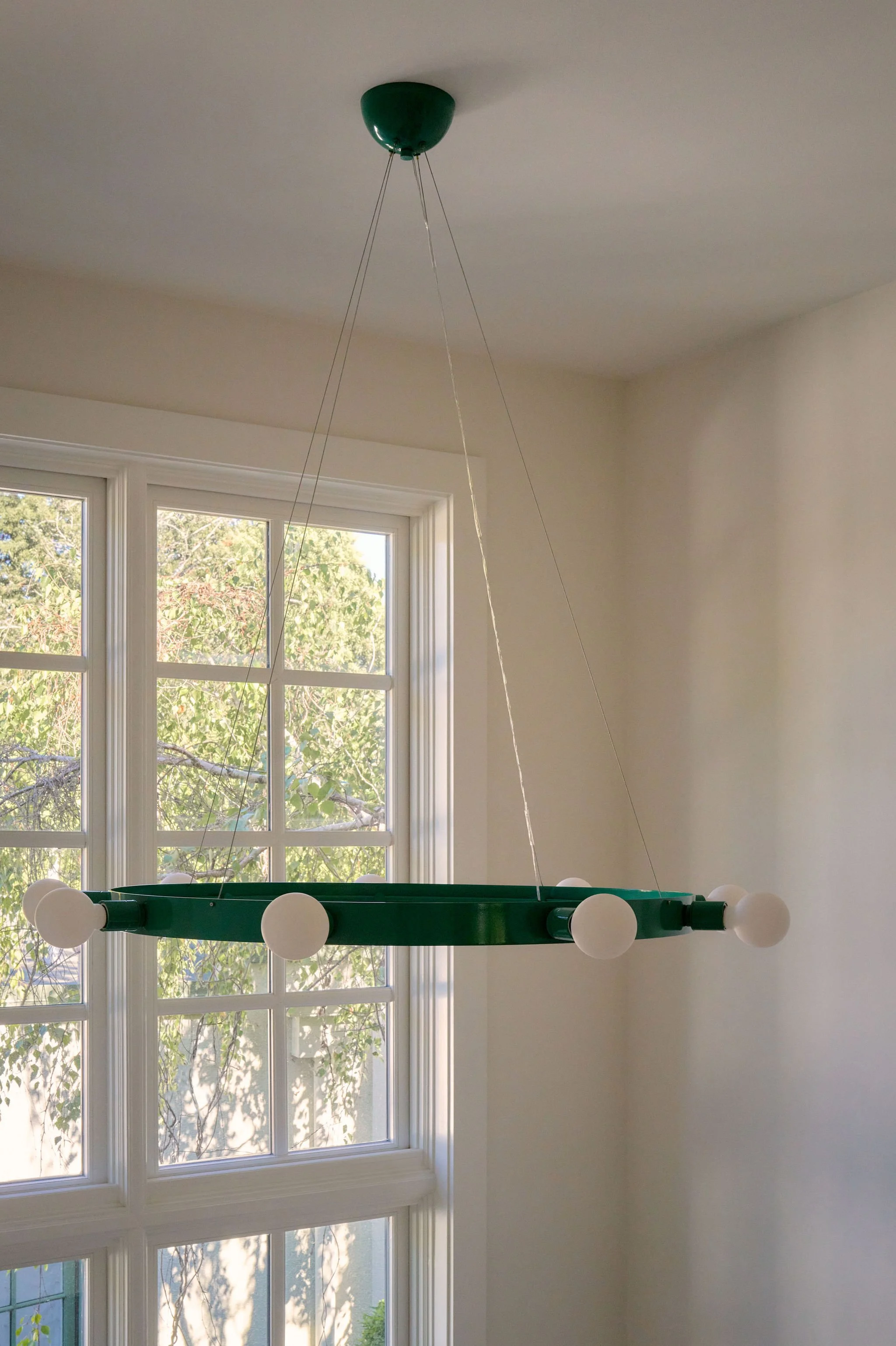 Anja Michals Interior Design Mill Valley - Staircase Pendant