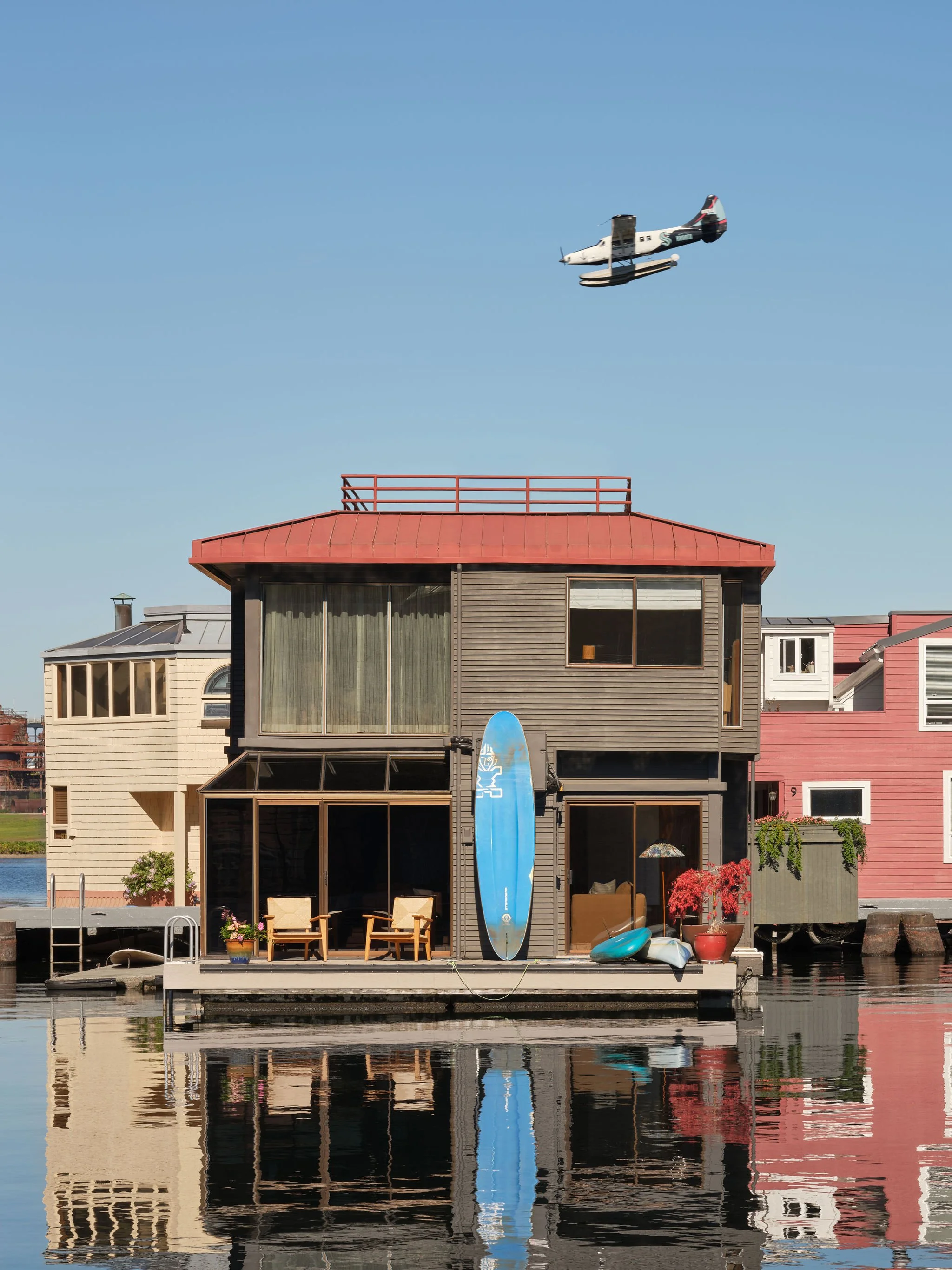 Seattle Interior Designer House Boat Lake Union Anja Michals Design