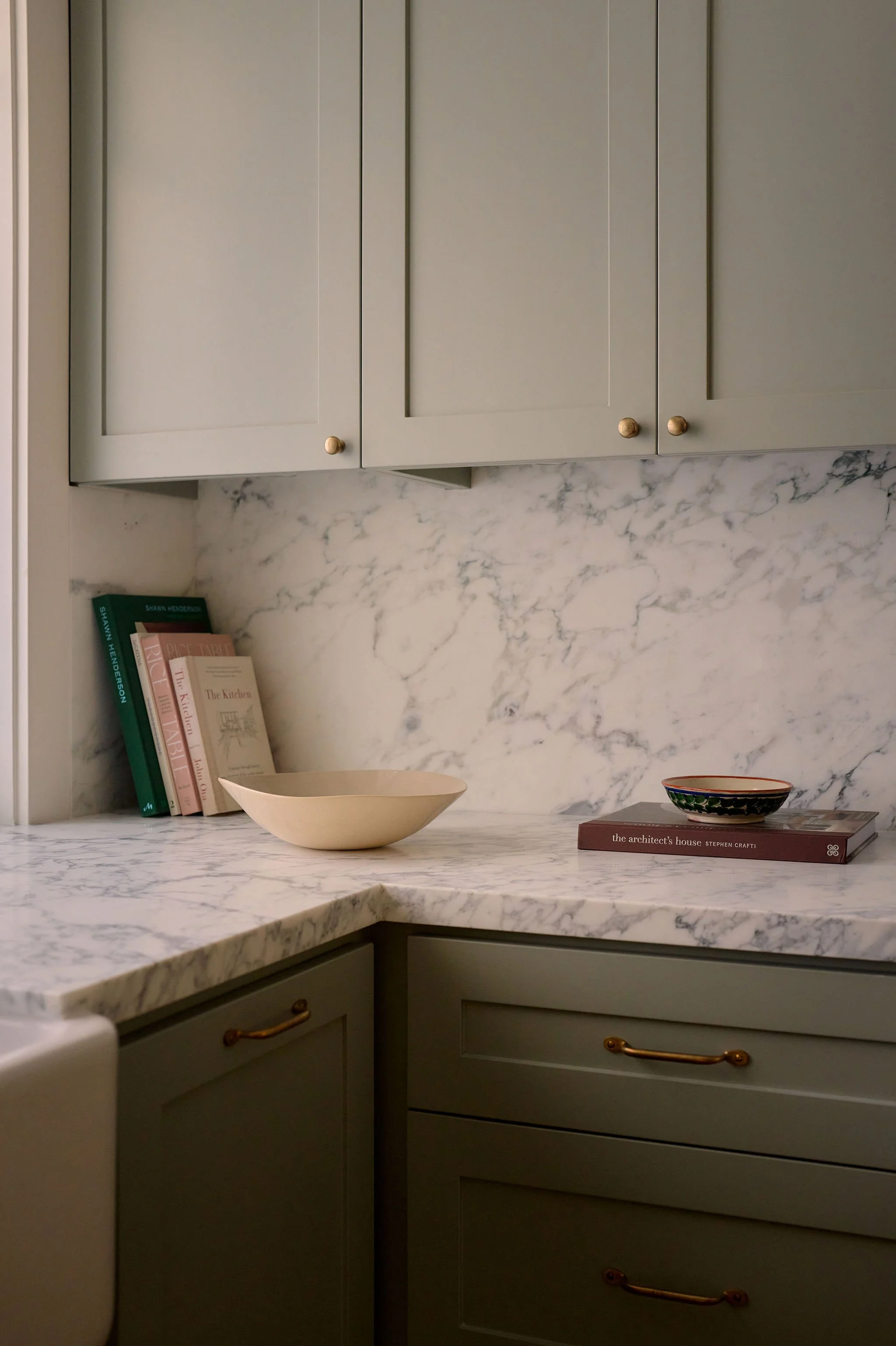 Anja Michals Interior Design Mill Valley - Green Kitchen