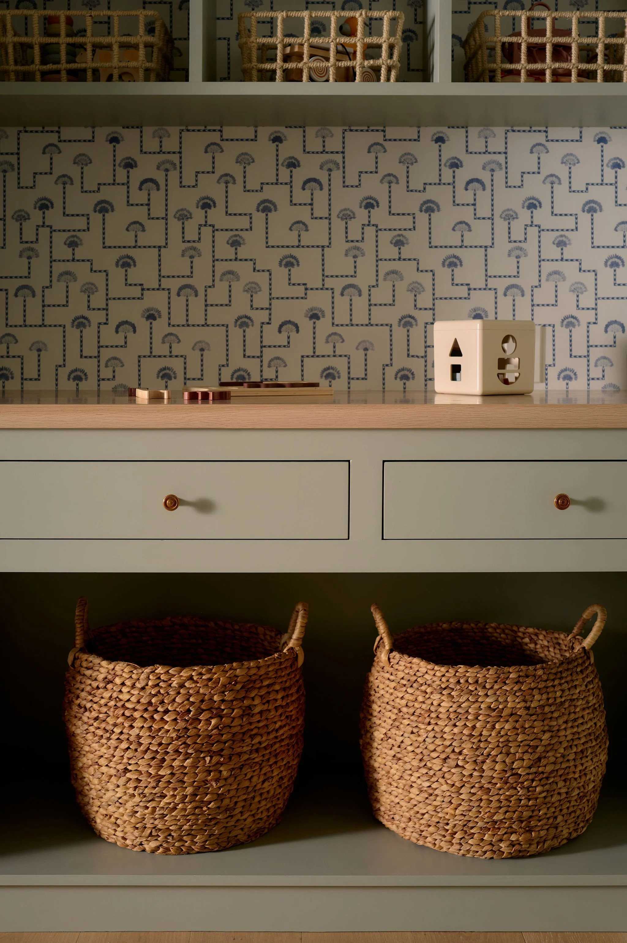 Anja Michals Interior Design Mill Valley - Playroom storage