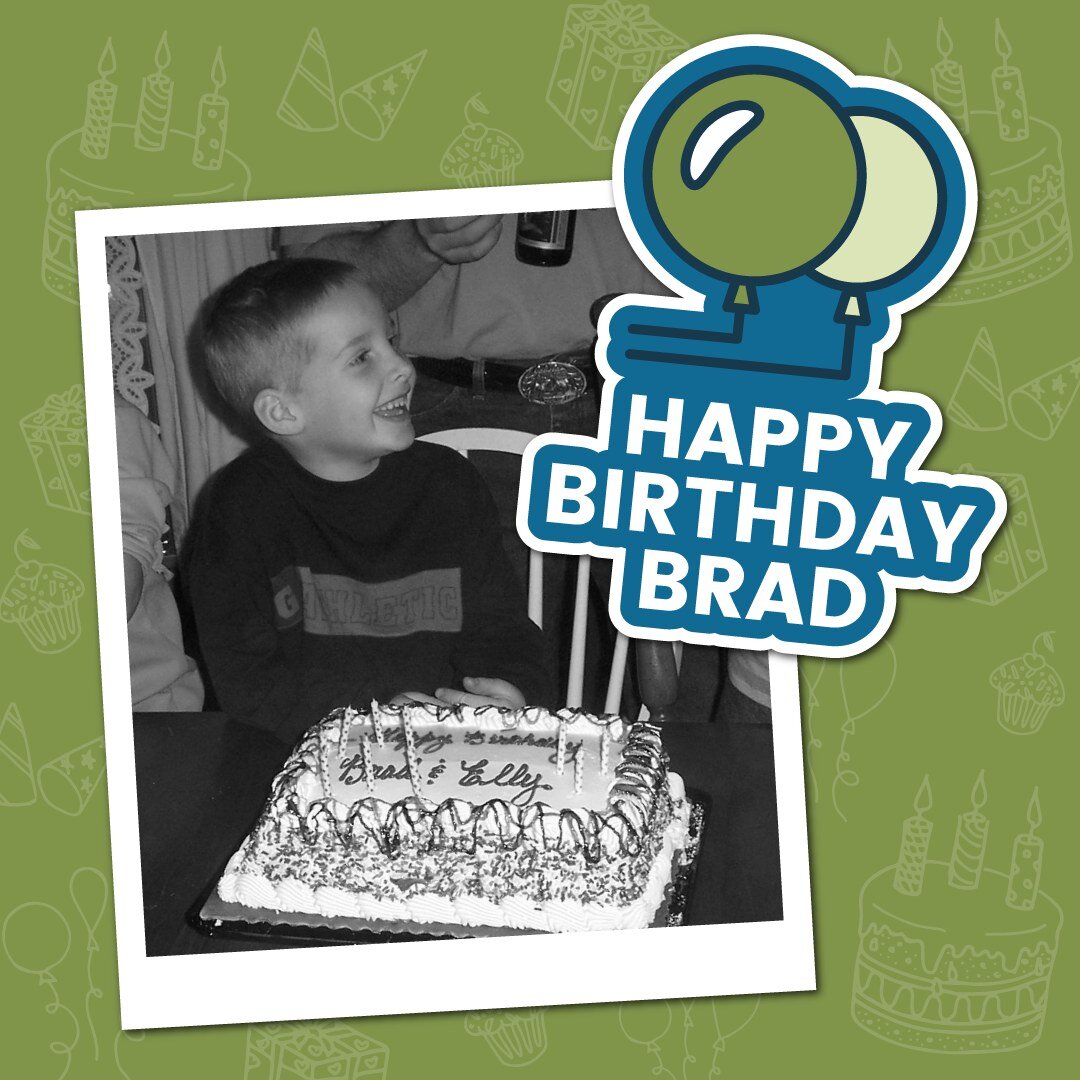 Happy Birthday to one of our online strategists, Brad! He was today years old when he found out the vertical 3-dot menu is called a &quot;Kebab Menu&quot; and the horizontal 3-dot menu is called a &quot;Meatballs Menu&quot;. ...Who's hungry?! 😂 We h