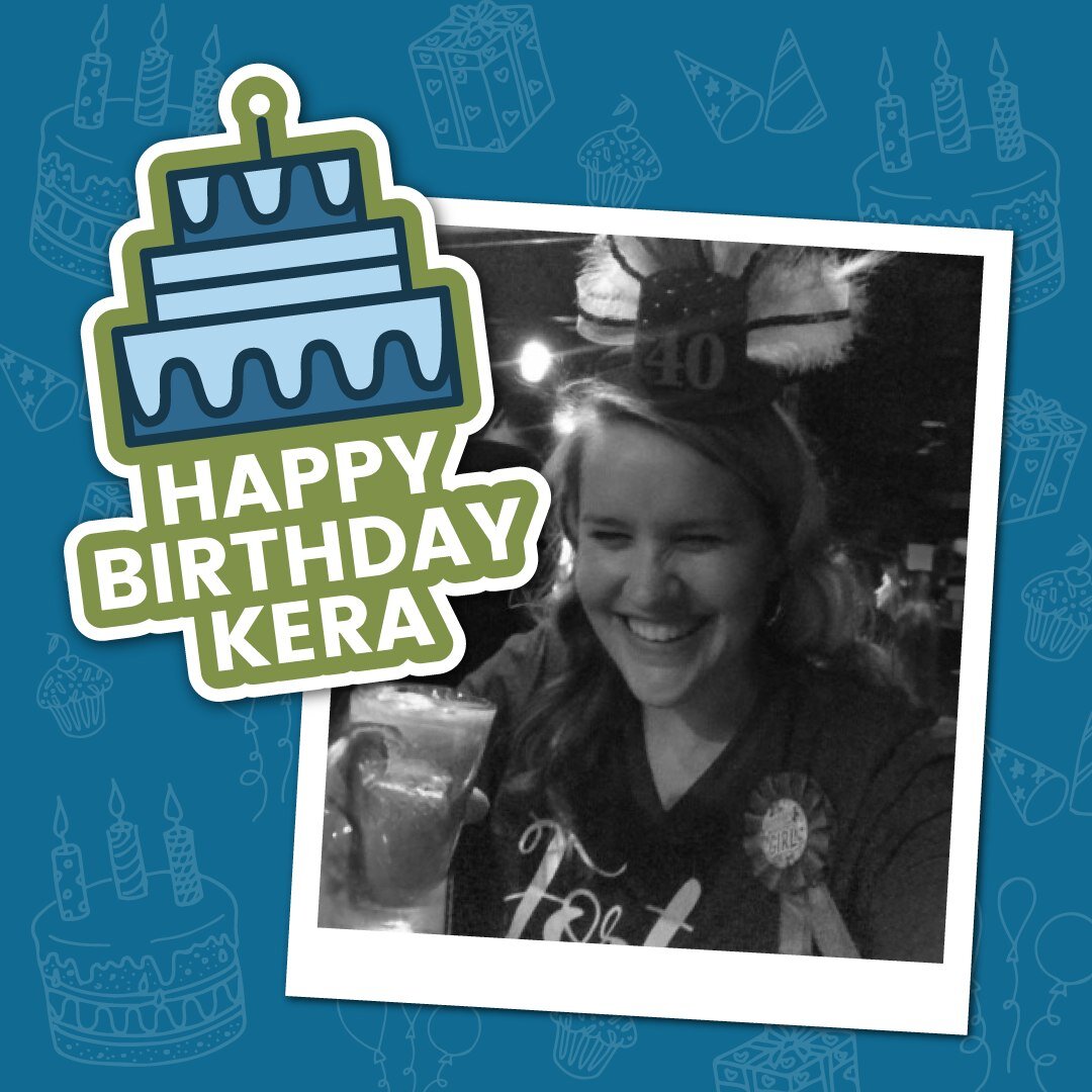 Happy Birthday to our account manager, Kera! She was today years old when she learned that the word &quot;footage&quot; refers to the fact that motion picture film is measured in feet. We hope you have the best day!