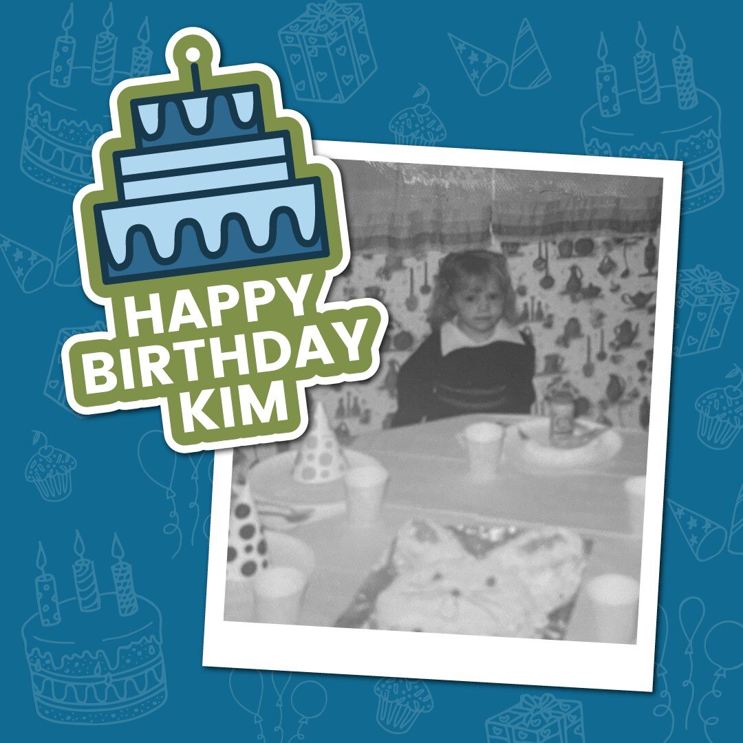 A very special Happy Birthday to Kim, our Continuity Specialist! She was today years old when she discovered Cookie Monster's name is Sid. We hope you have a great day and that your birthday treats are &quot;Om nom nom nom!&quot;