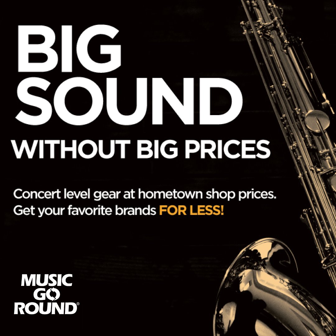 Creative Corner Spotlight 🔦: MUSIC GO ROUND!
Bold visuals and clear messaging bring this brand to life for musicians of every level. Music Go Round creative highlights energy, expertise, and a strong connection to the music community.