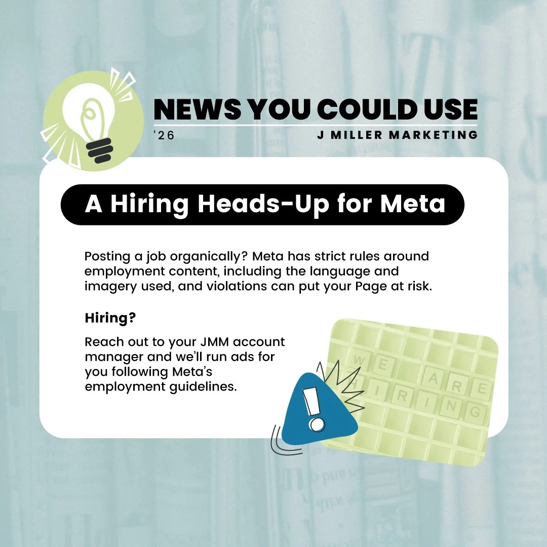 Hiring on social comes with a few extra rules. Before you post, make sure your messaging and creative follow Meta&rsquo;s employment guidelines.
