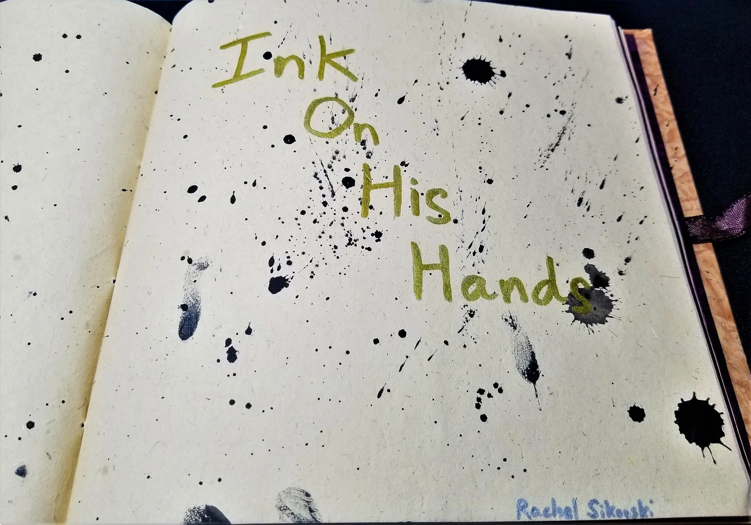 Announcing 'Ink On His Hands' - a Fantasy Horror in Five Parts