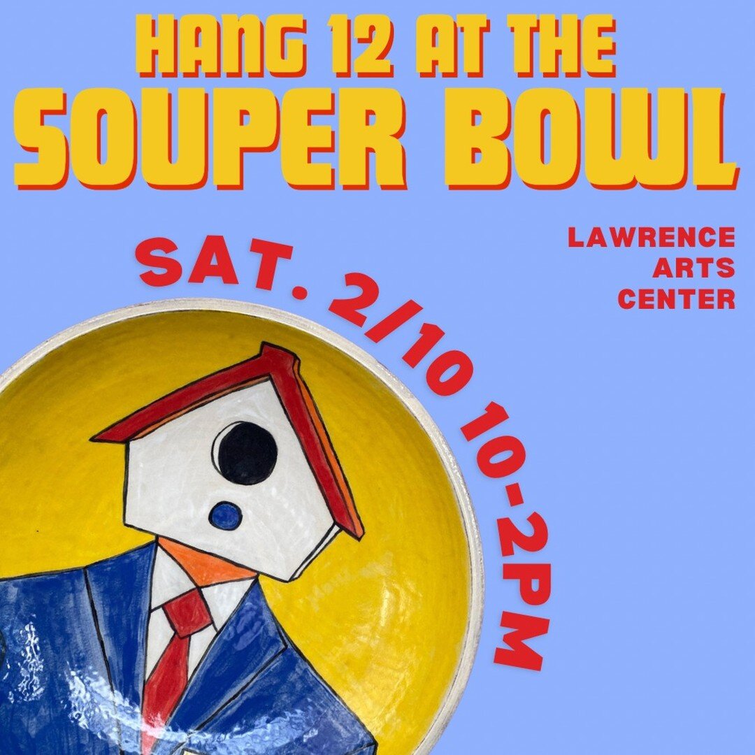 SOUPER BOWL IS ALMOST HERE! Come buy some merch, bid on our platter or watch us LIVE screen print!!

More info about bring-your-own-stuff for us to print on...stay tuned!!