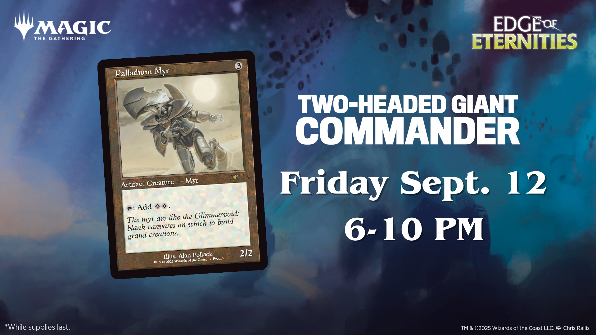 MTG Edge of Eternities Two-Headed Commander Party