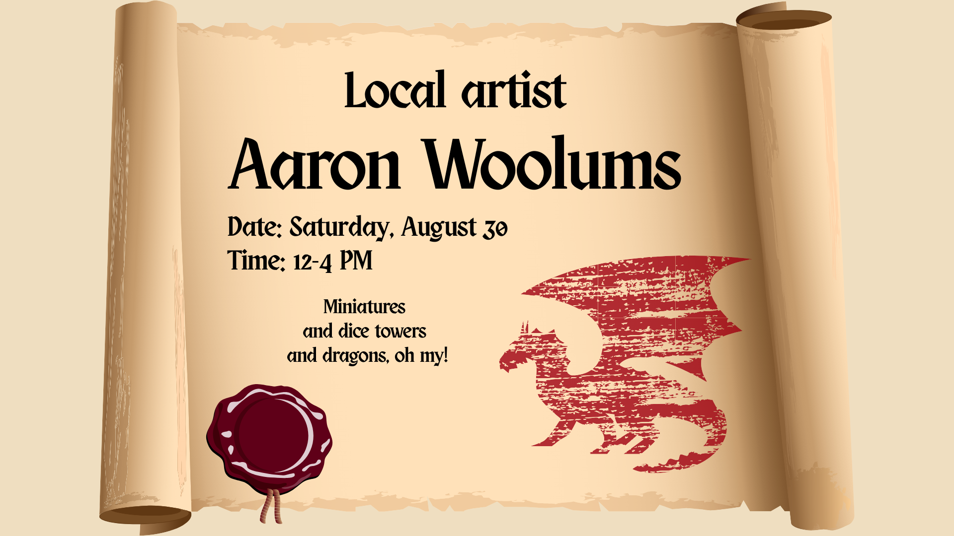 Local Artist Aaron Woolums