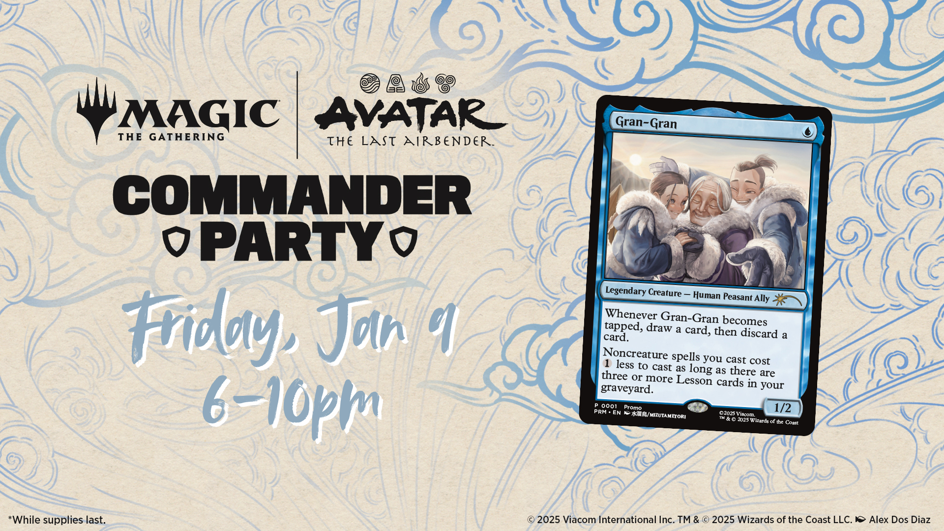 MTG Avatar: The Last Airbender Commander Party at Crooked Dog Comics