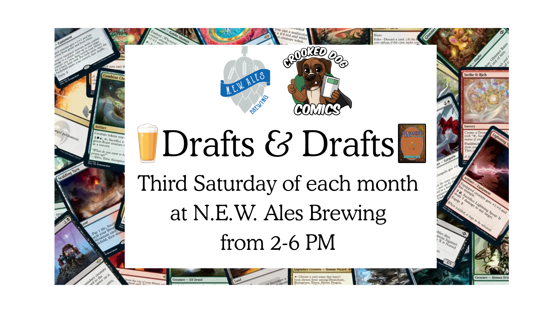 Drafts and Drafts at NEW Ales Brewing with Crooked Dog Comics