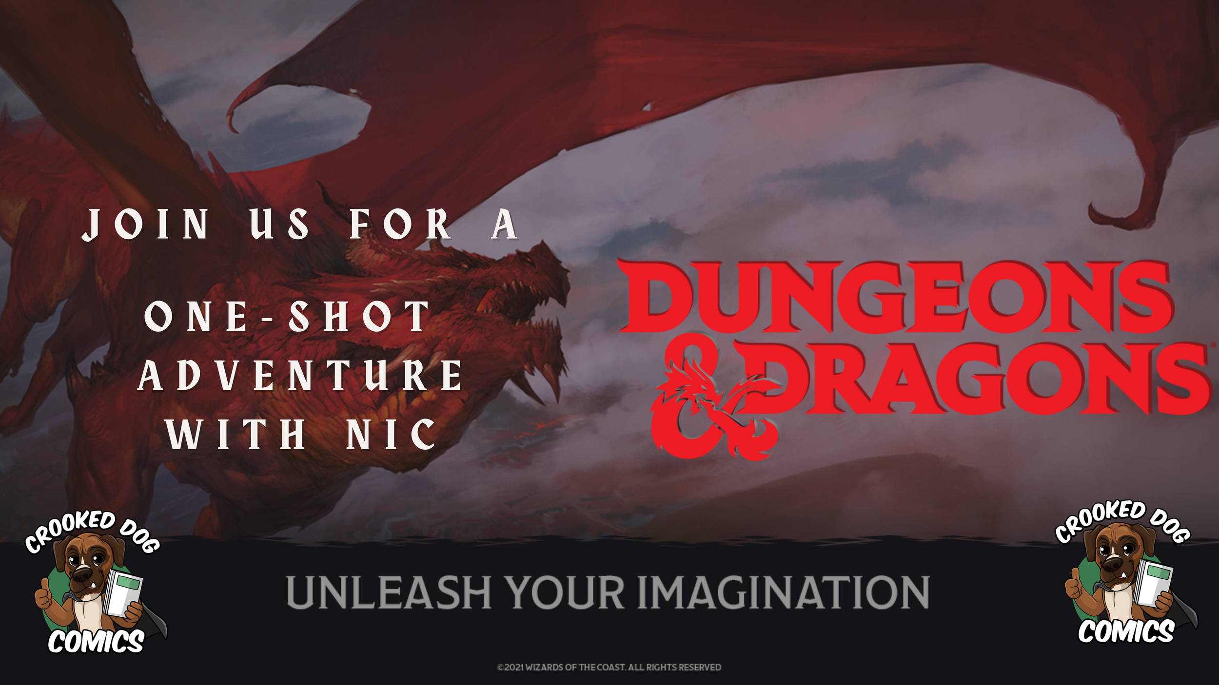 D&amp;D One-Shot adventure with Nic (10+)