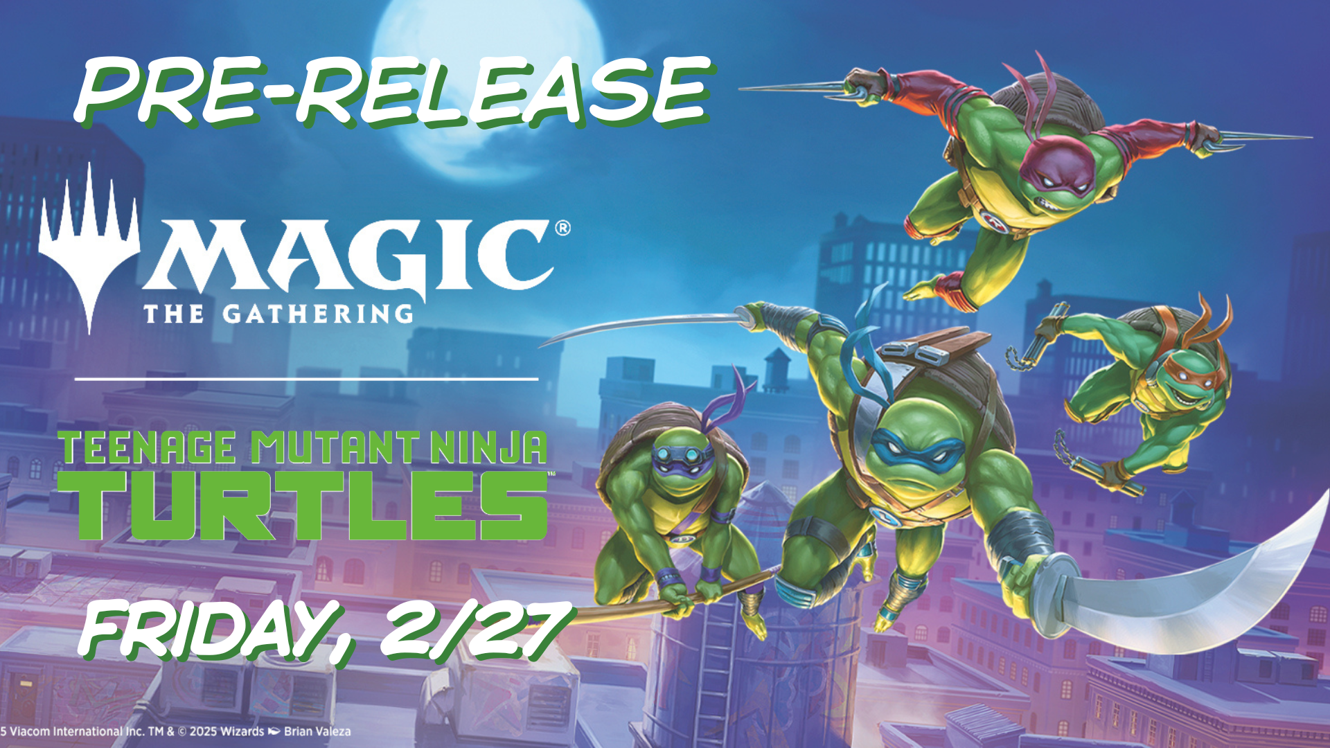 MTG Teenage Mutant Ninja Turtles Pre-Release at Crooked Dog Comics
