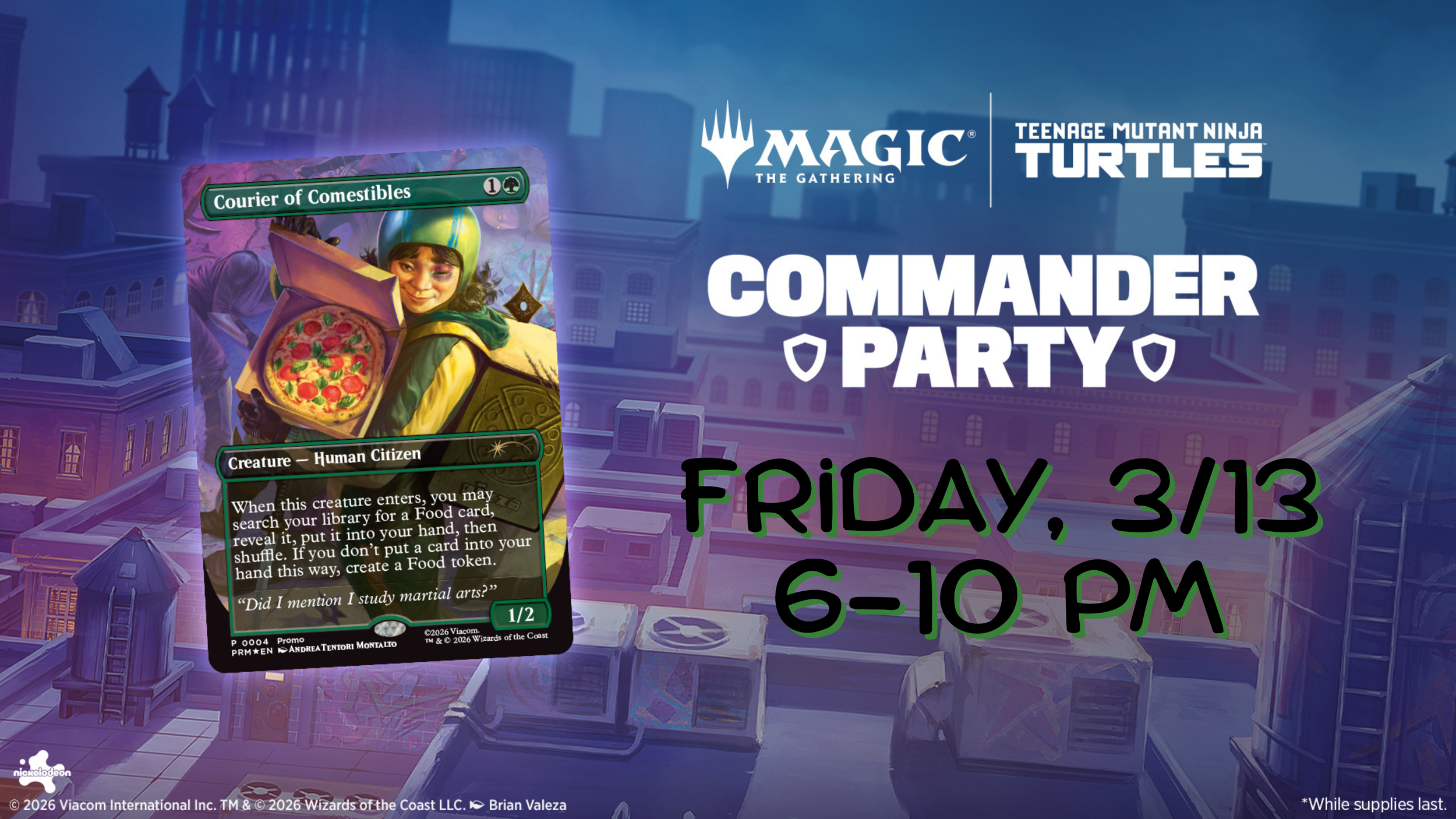 MTG Teenage Mutant Ninja Turtles Commander Party