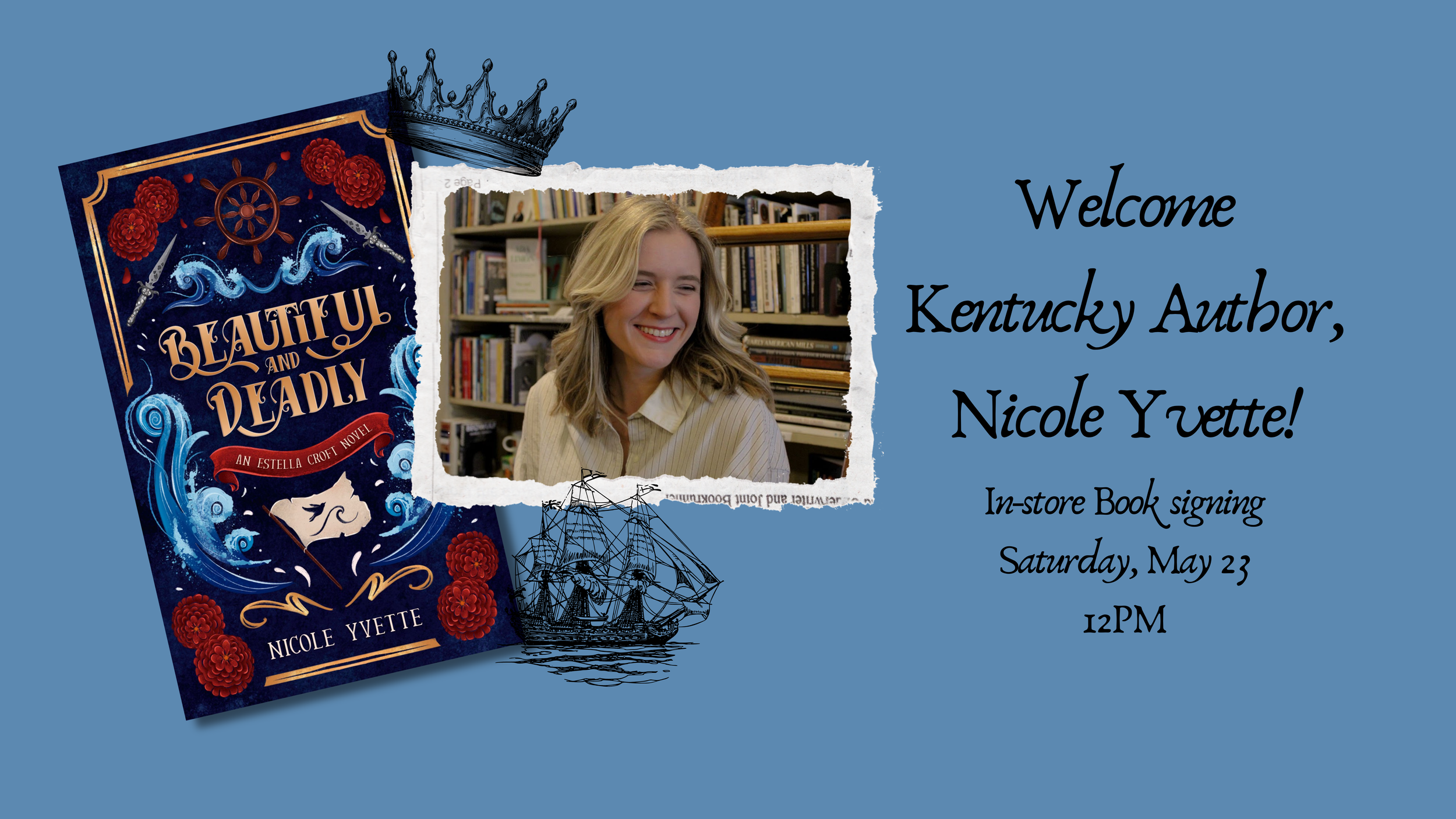 Author Nicole Yvette Signing at Crooked Dog Comics