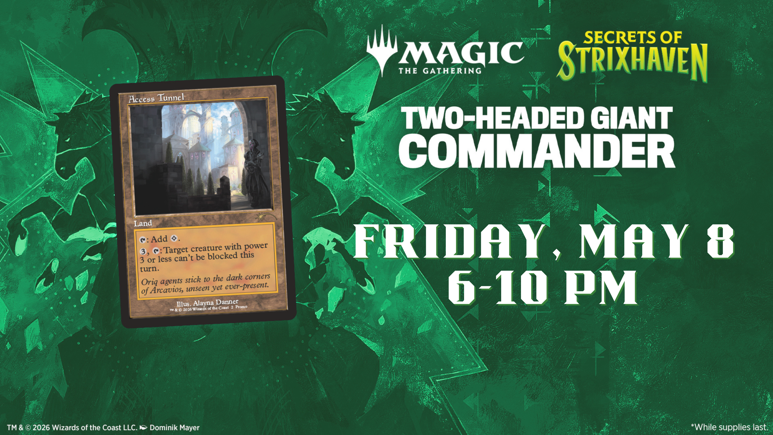 MTG Secrets of Strixhaven Two-Headed Giant Commander