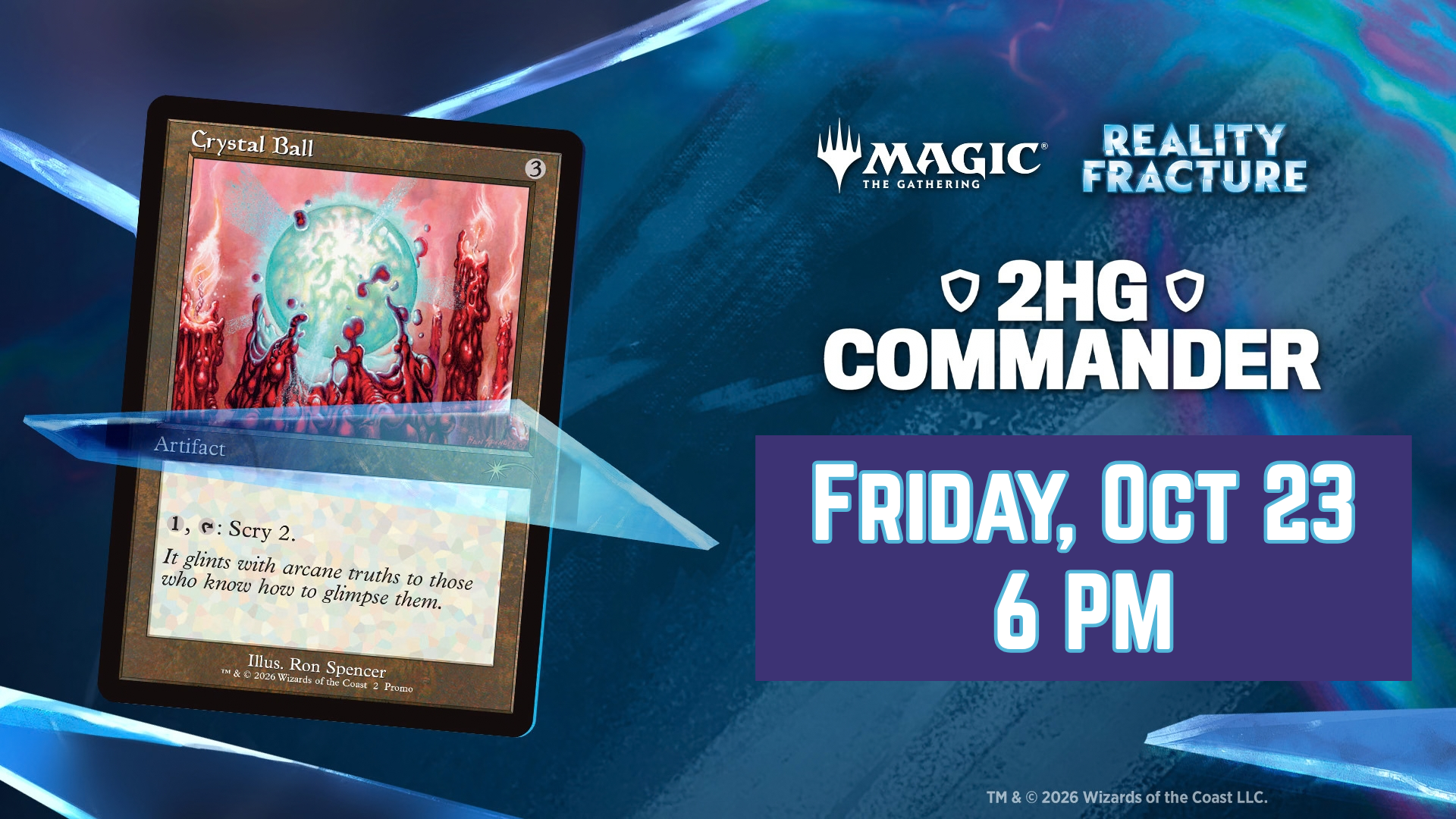 MTG Reality Fracture Two-Headed Giant Commander