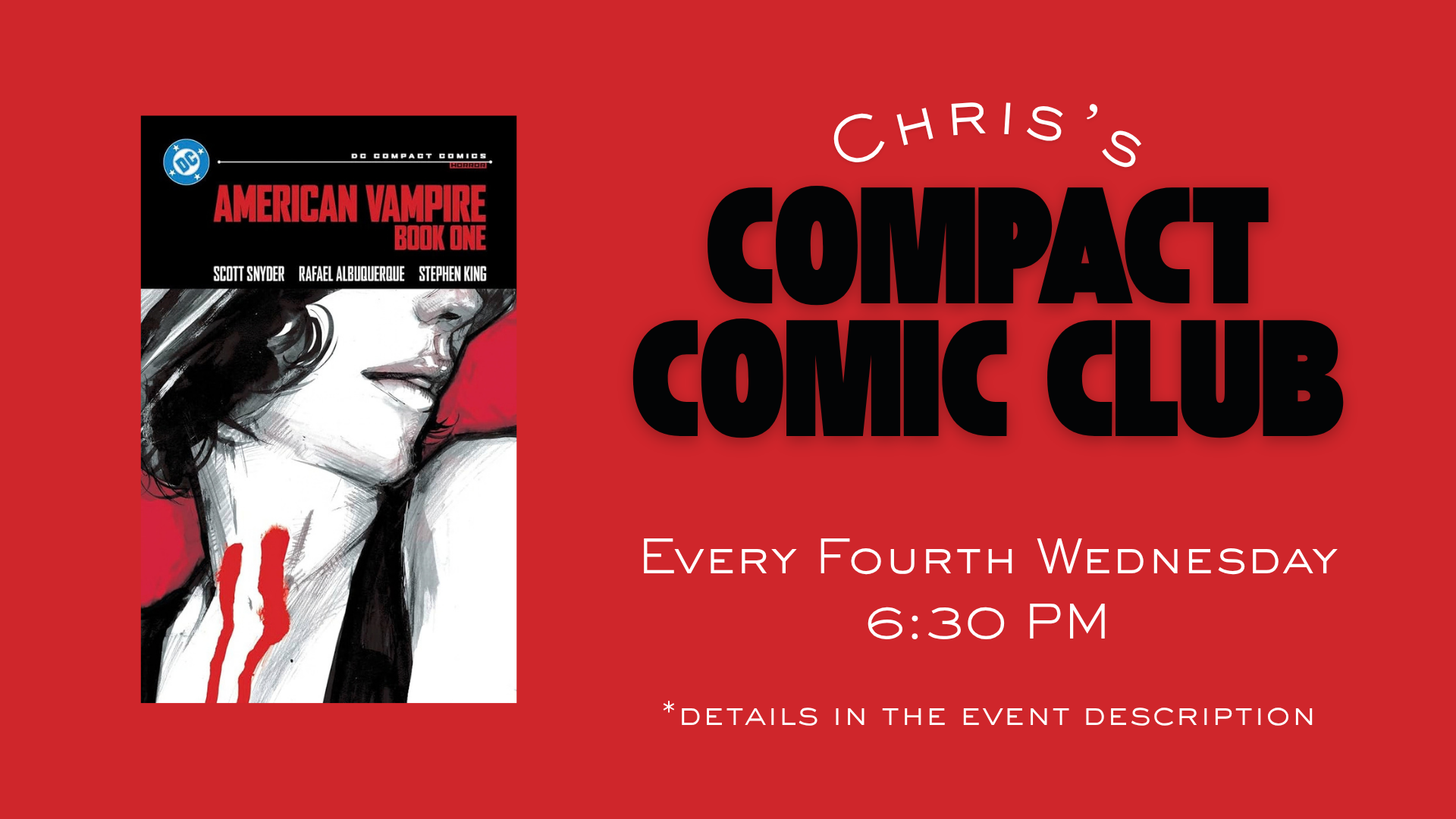 Chris's Compact Comic Club at Crooked Dog Comics