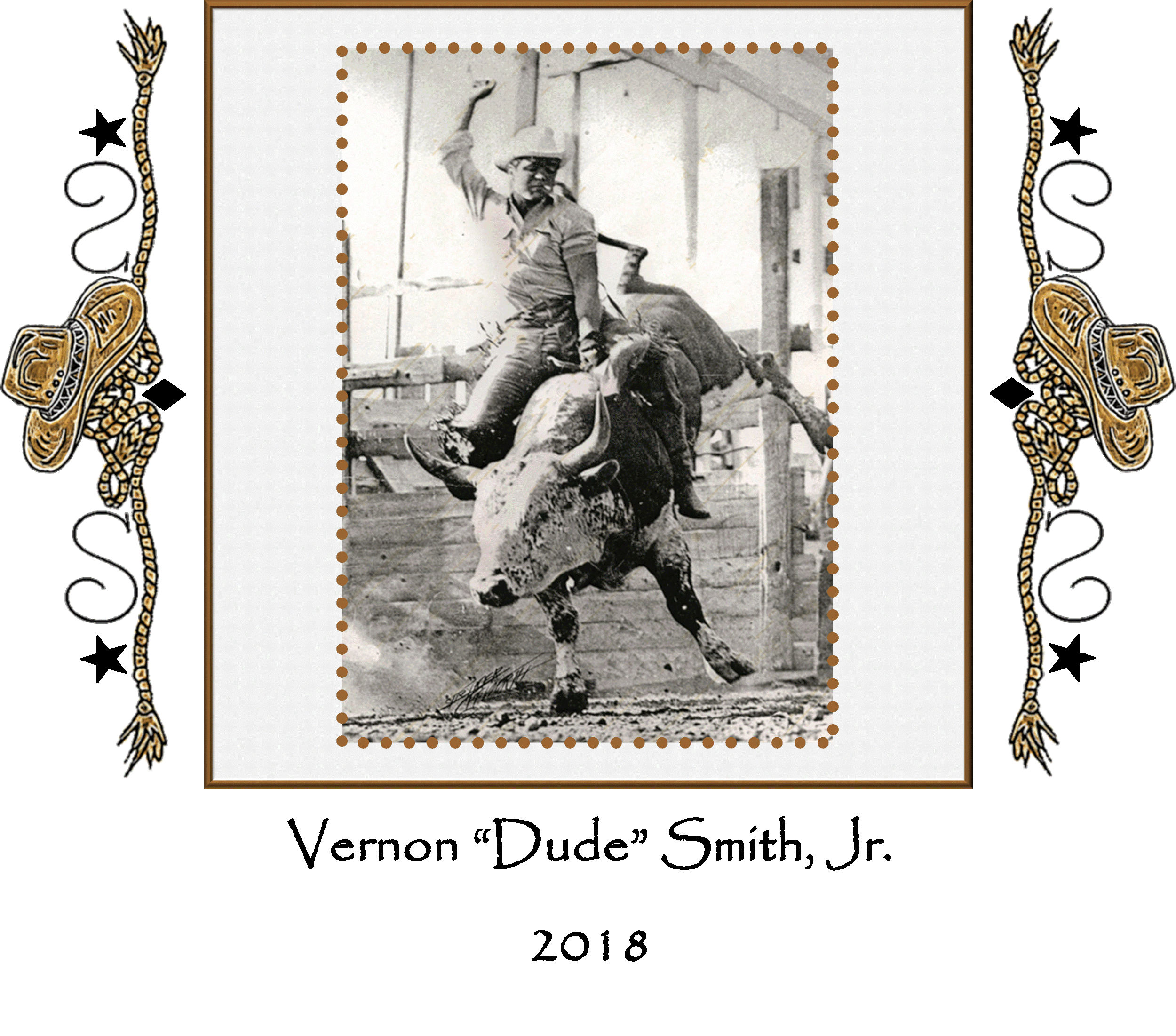 Vernon College Rodeo Vernon “Dude” Smith, Jr. — Texas Rodeo Hall of Fame
