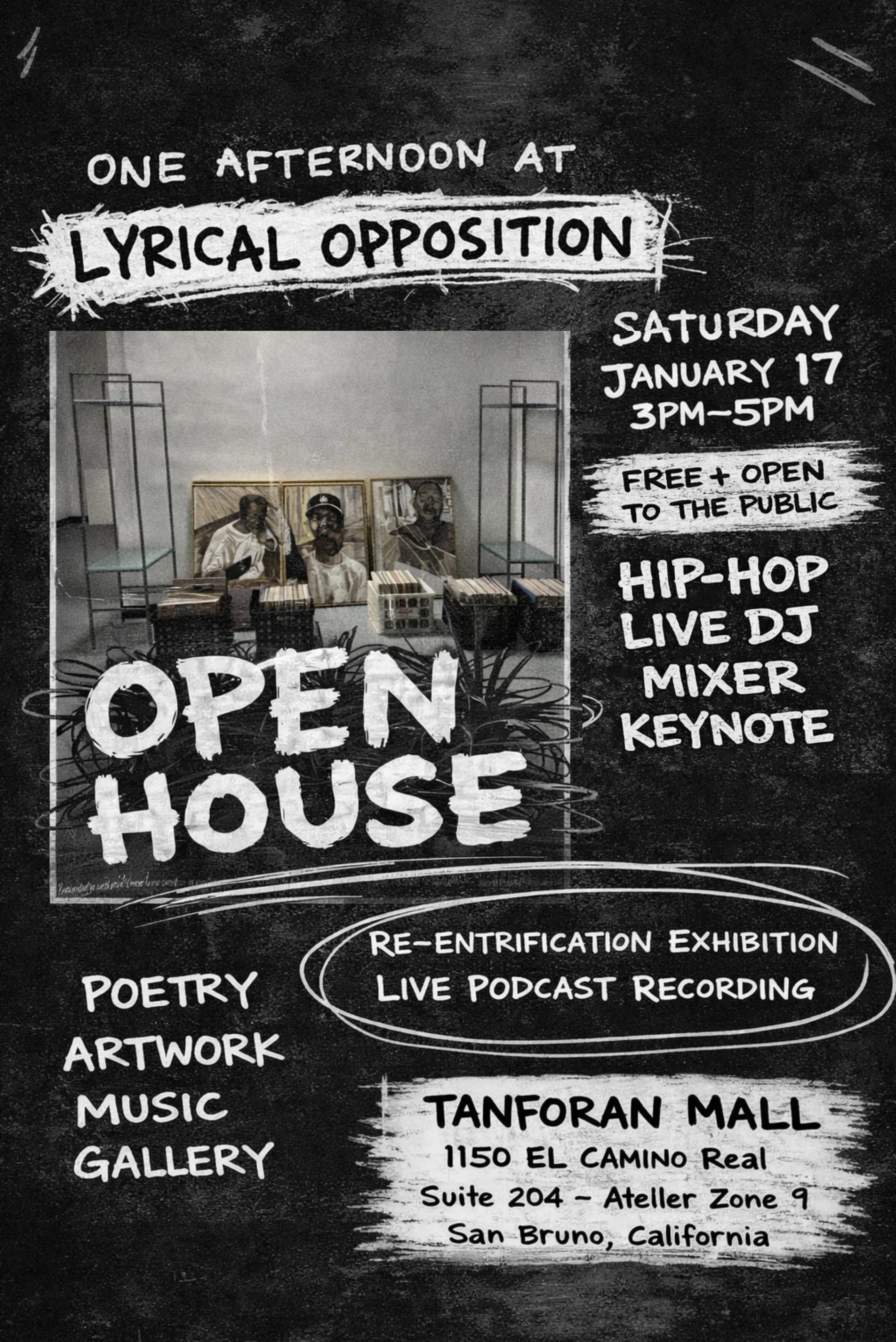 Lyrical Opposition: Tanforan Open House