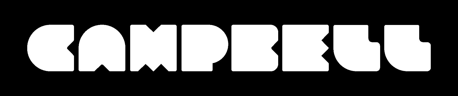 The word 'CAMPACT' written in large black and white bubble letters.