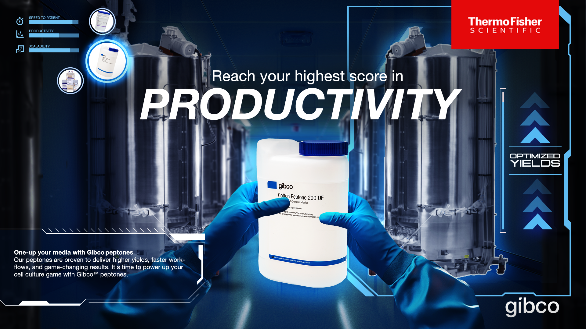 Thermo Fisher X Gibco One-Up Your Media Campaign