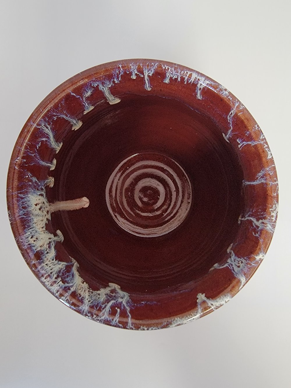Ceramic Utensil Holder - Rustic Red - Blanket Creek Pottery