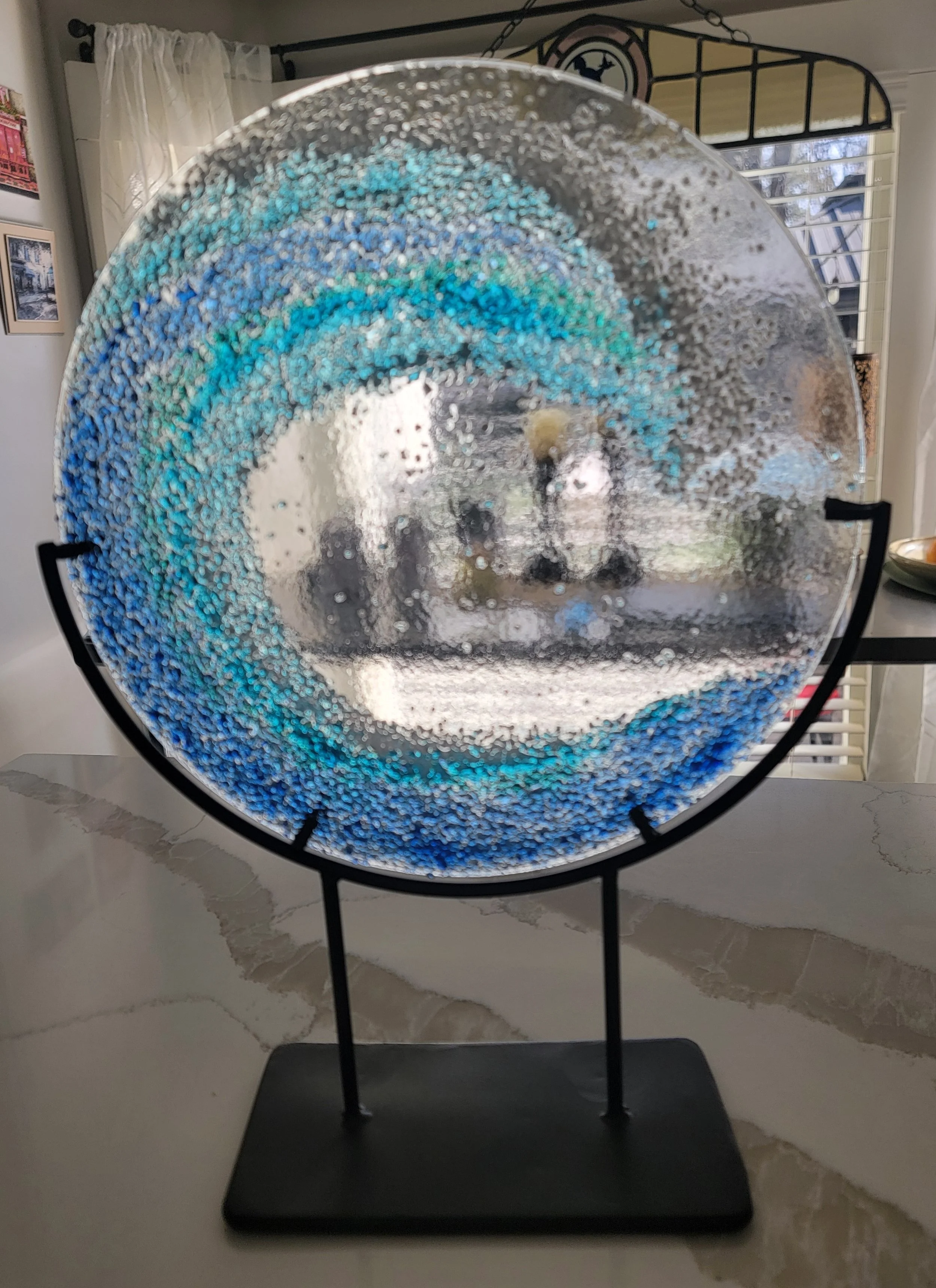 Fused Glass "The Wave"