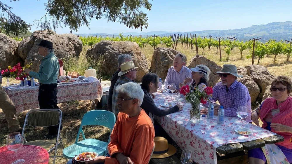 The ReLeaf Petaluma team celebrating our recent successes planting trees and acquiring grants for Petaluma Urban Forestry. 