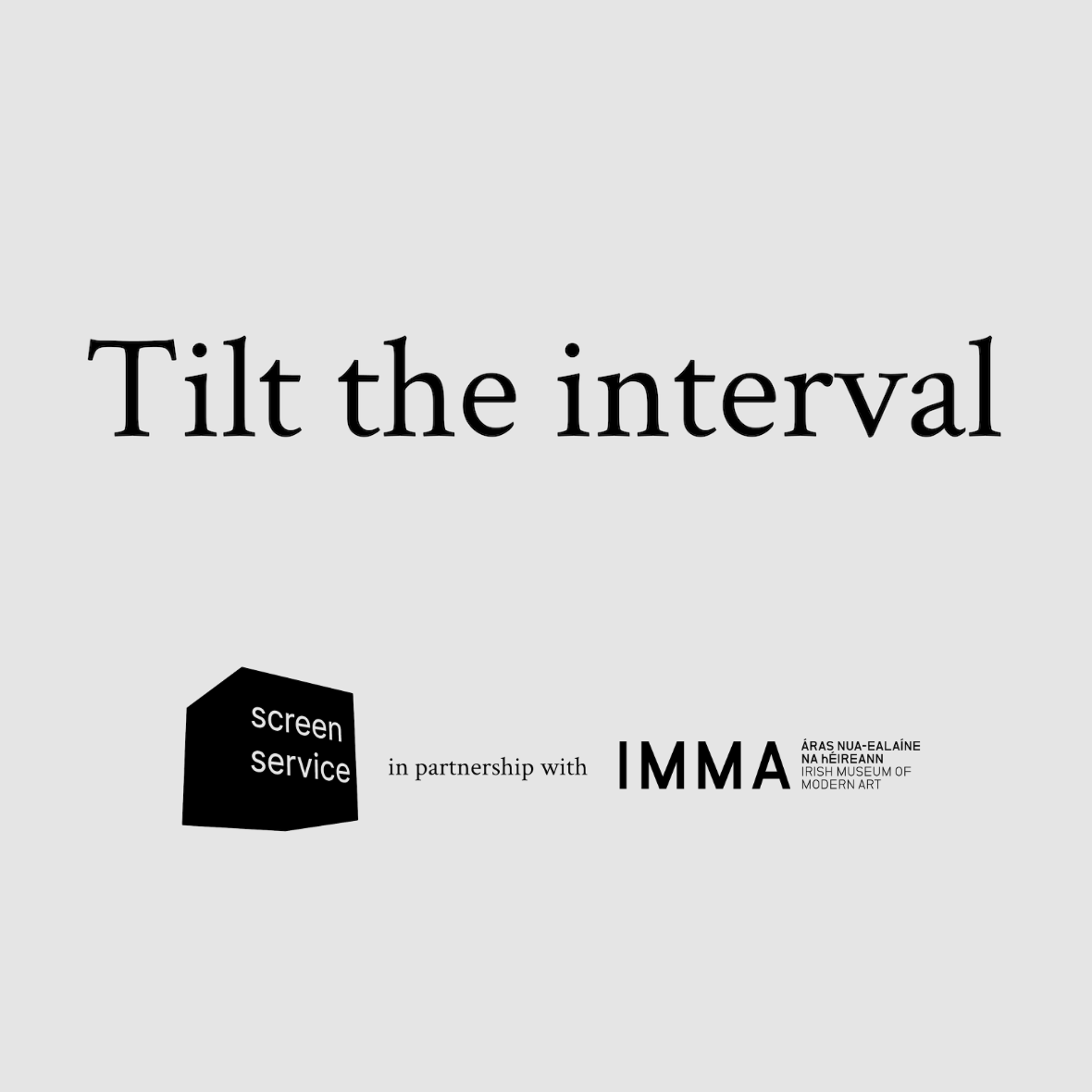 Tilt the interval