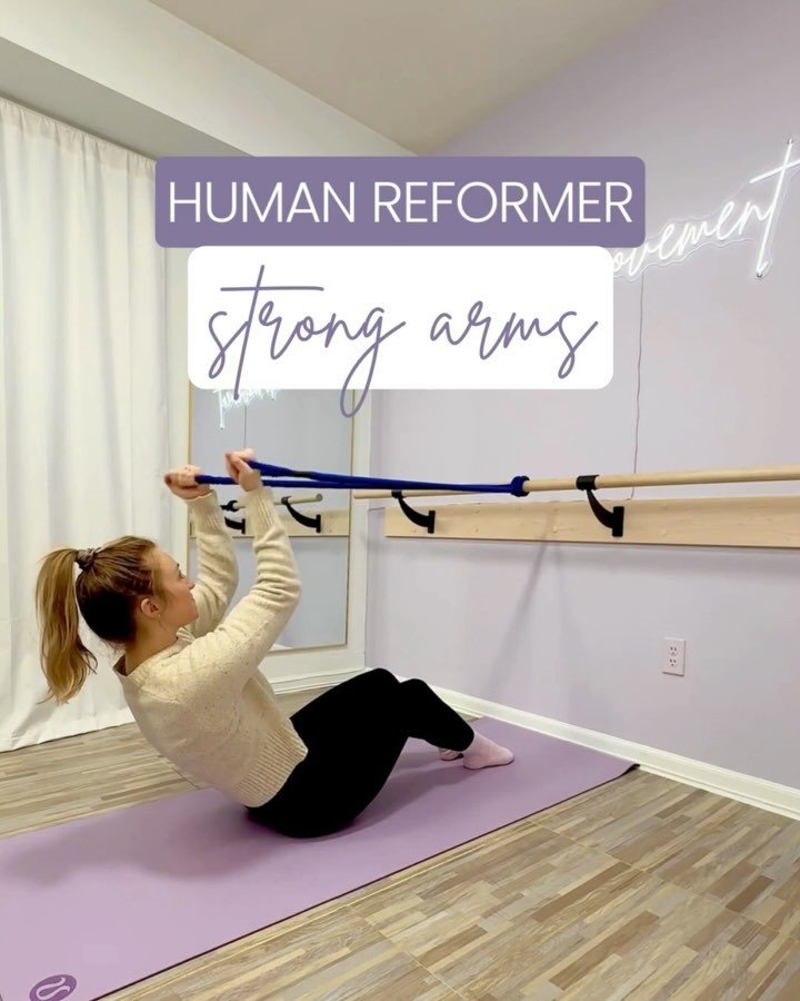 Slow, controlled movements are A L W A Y S more challenging than they look! 😅

Here are a few @humanreformer moves to fire up your arms (triceps, shoulders, biceps)&mdash;and of course, your core. 💪 The added resistance and anchor point allows for 