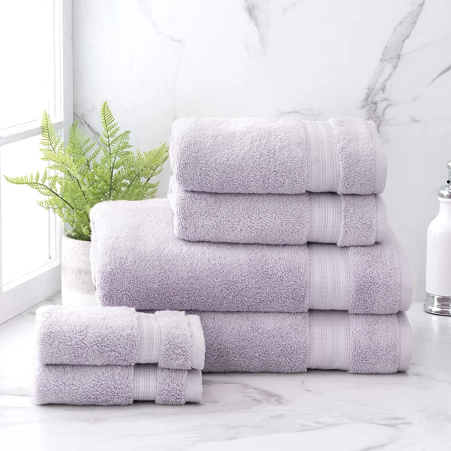 Bamboo Bath Towel Set (6 Pieces)