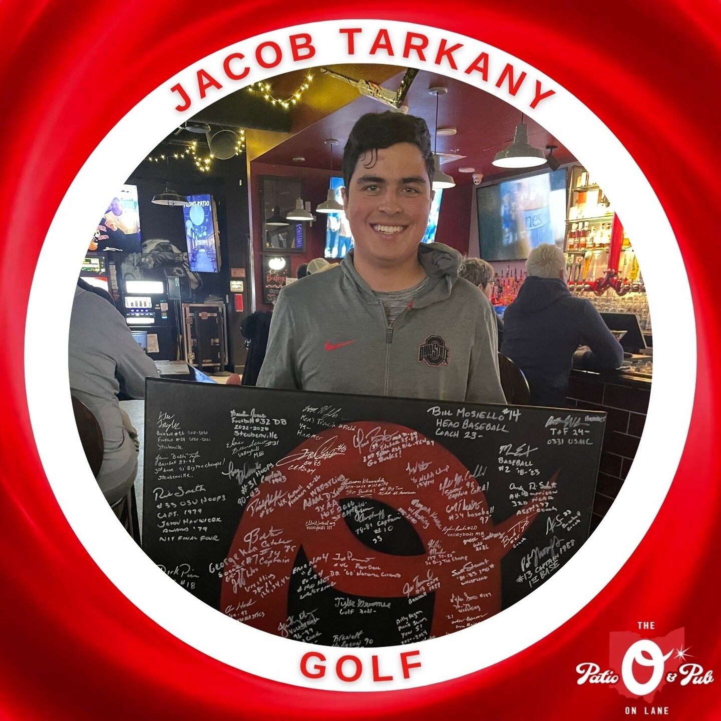 ✨JACOB TARKANY, another OSU athlete ⛳ who is part of The ⭕️ family. #GoBucks