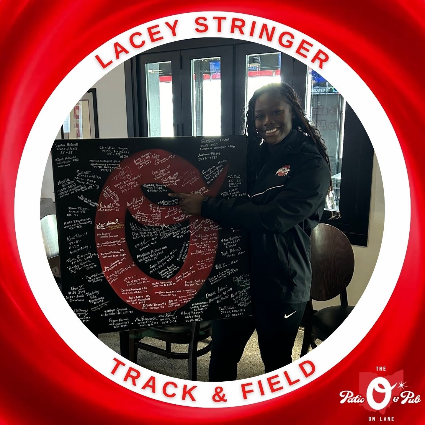 ✨LACEY STRINGER, another OSU champion who is part of The⭕️ family!  #GoBucks #ohiostatetfxc