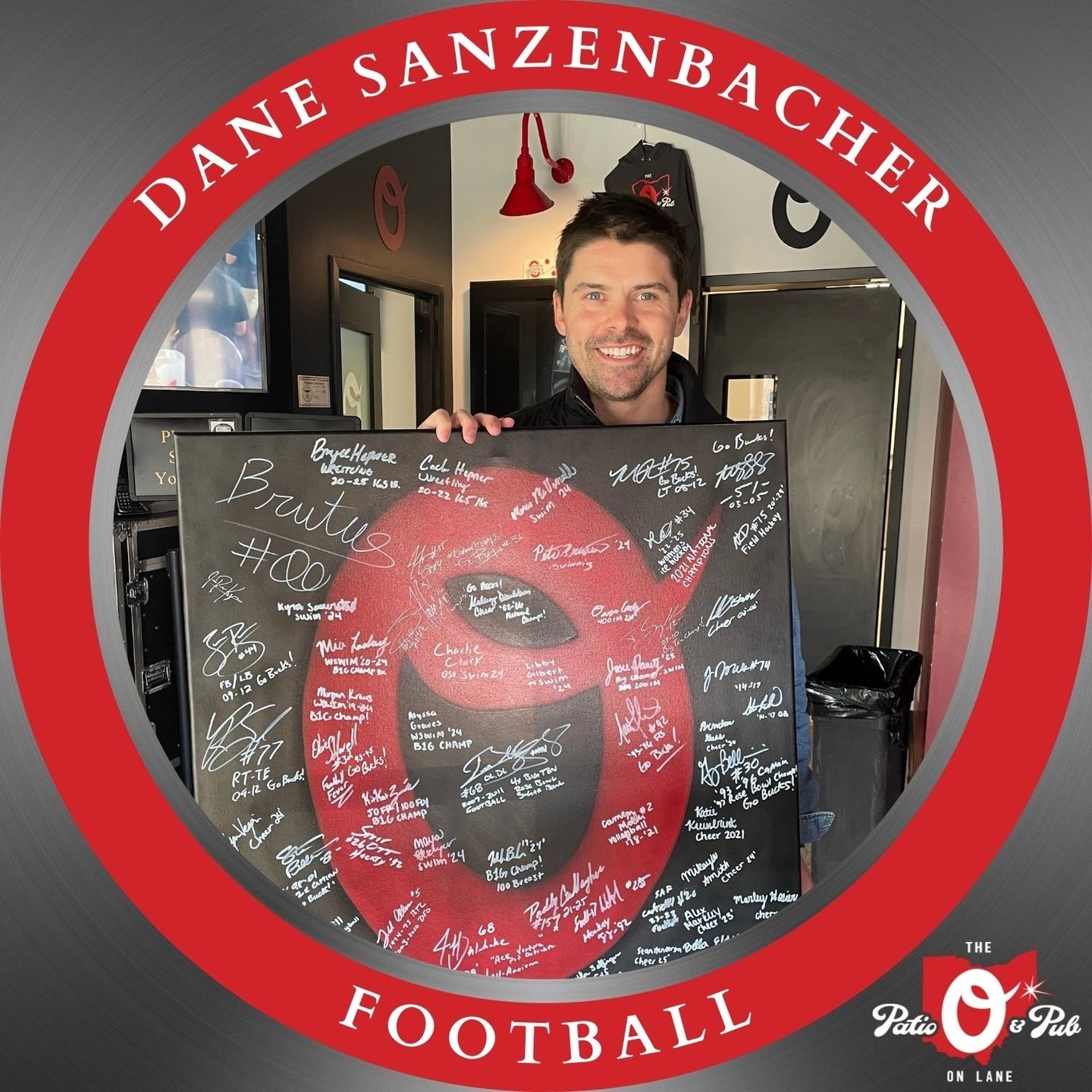 ⭐️ DANE SANZENBACHER former WR of THE Ohio State 🏈 made his mark at The ⭕! #BuckeyeforLife #gobucks