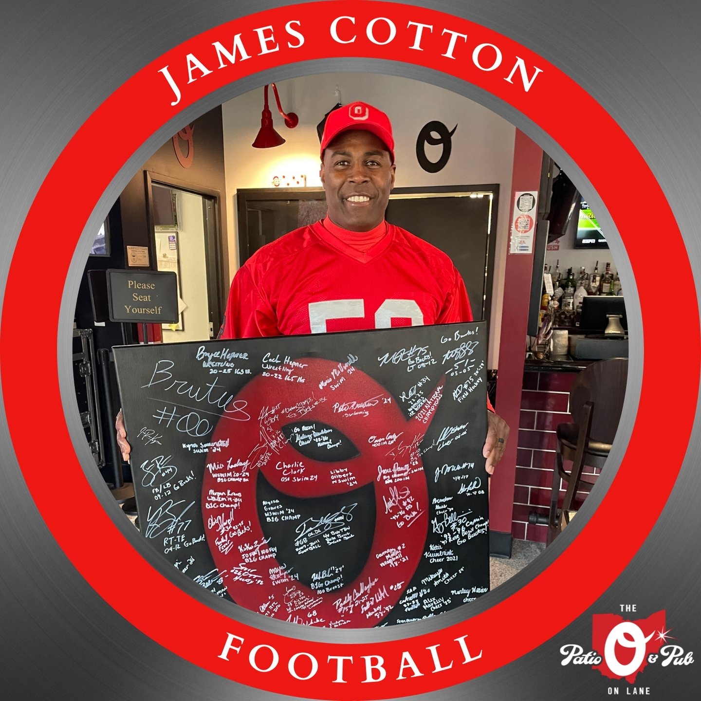 ⭐️ JAMES COTTON former Ohio State 🏈 player made his mark at The ⭕! #BuckeyeforLife #GoBucks