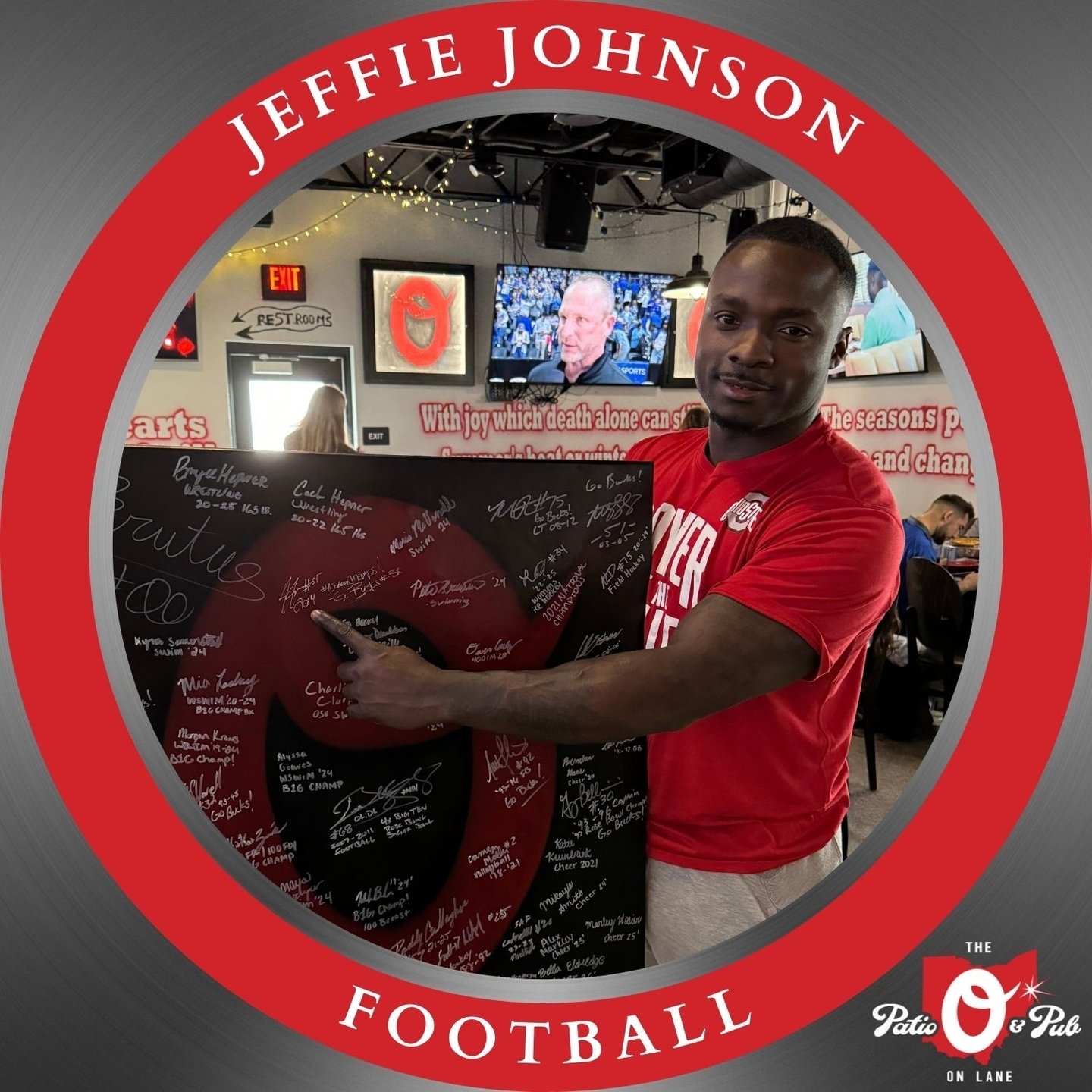 ⭐️ JEFFIE JOHNSON former Ohio State 🏈 player #35 made his mark at The ⭕! #BuckeyeforLife #GoBucks