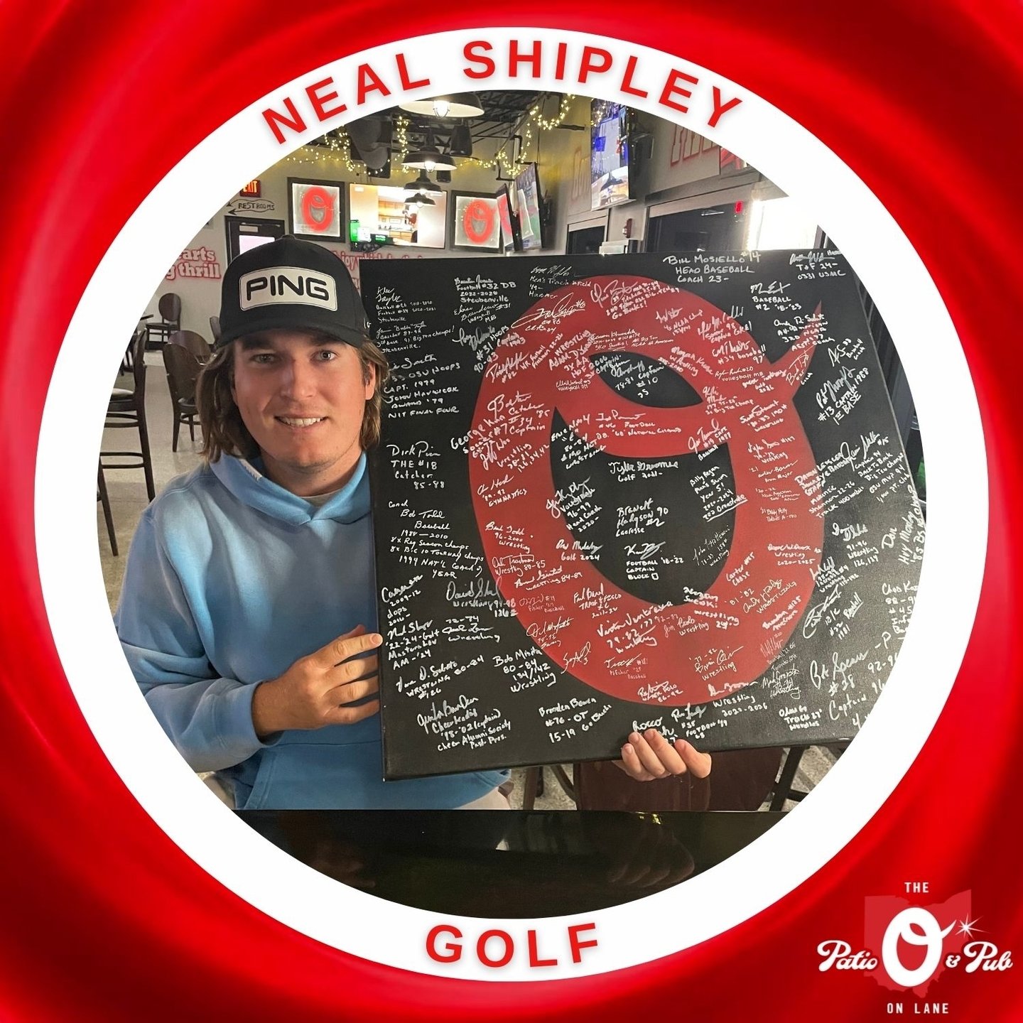 ✨Congratulations to Buckeye NEAL SHIPLEY for recently earning low amateur honors at his first Masters Tournament and a Sunday round at Augusta with Tiger Woods. ⛳ #gobucks