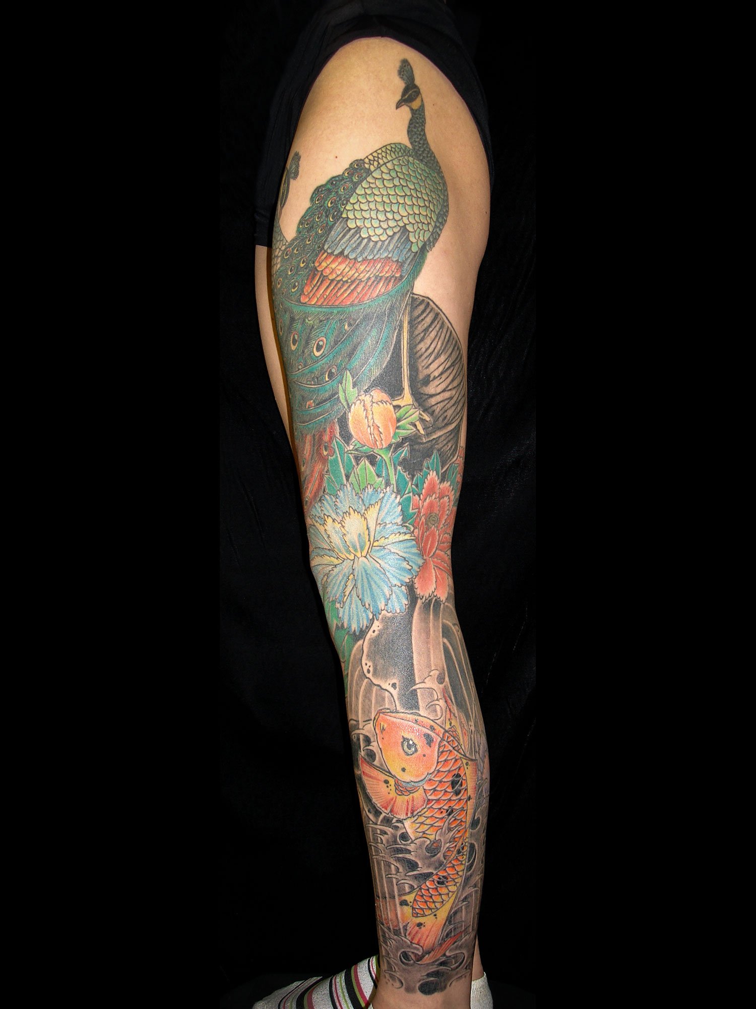 Large Temporary Fake Tattoo Full Sleeve Leg Arm Waterproof Stickers Men  Women | eBay